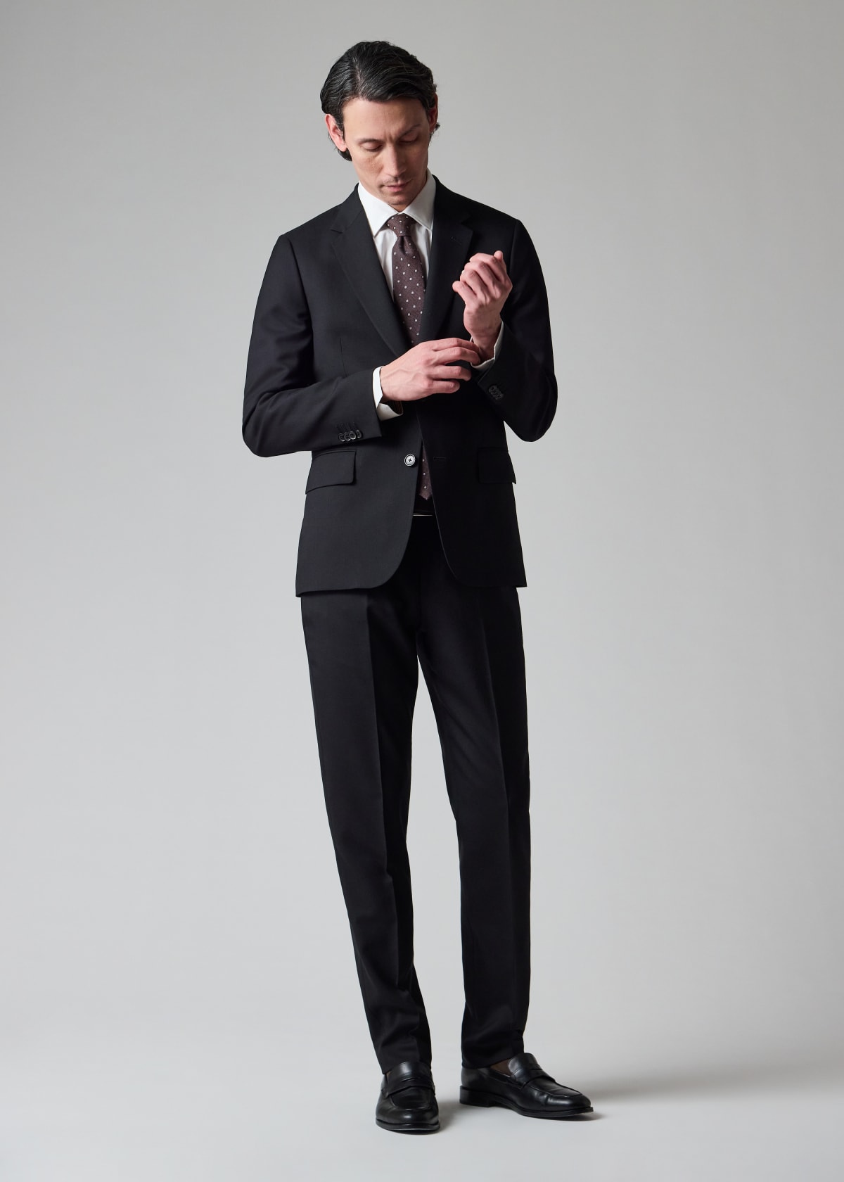 “Paul smith setup suit black” The Soho - Tailored-Fit Black Wool 'A Suit To Travel In'