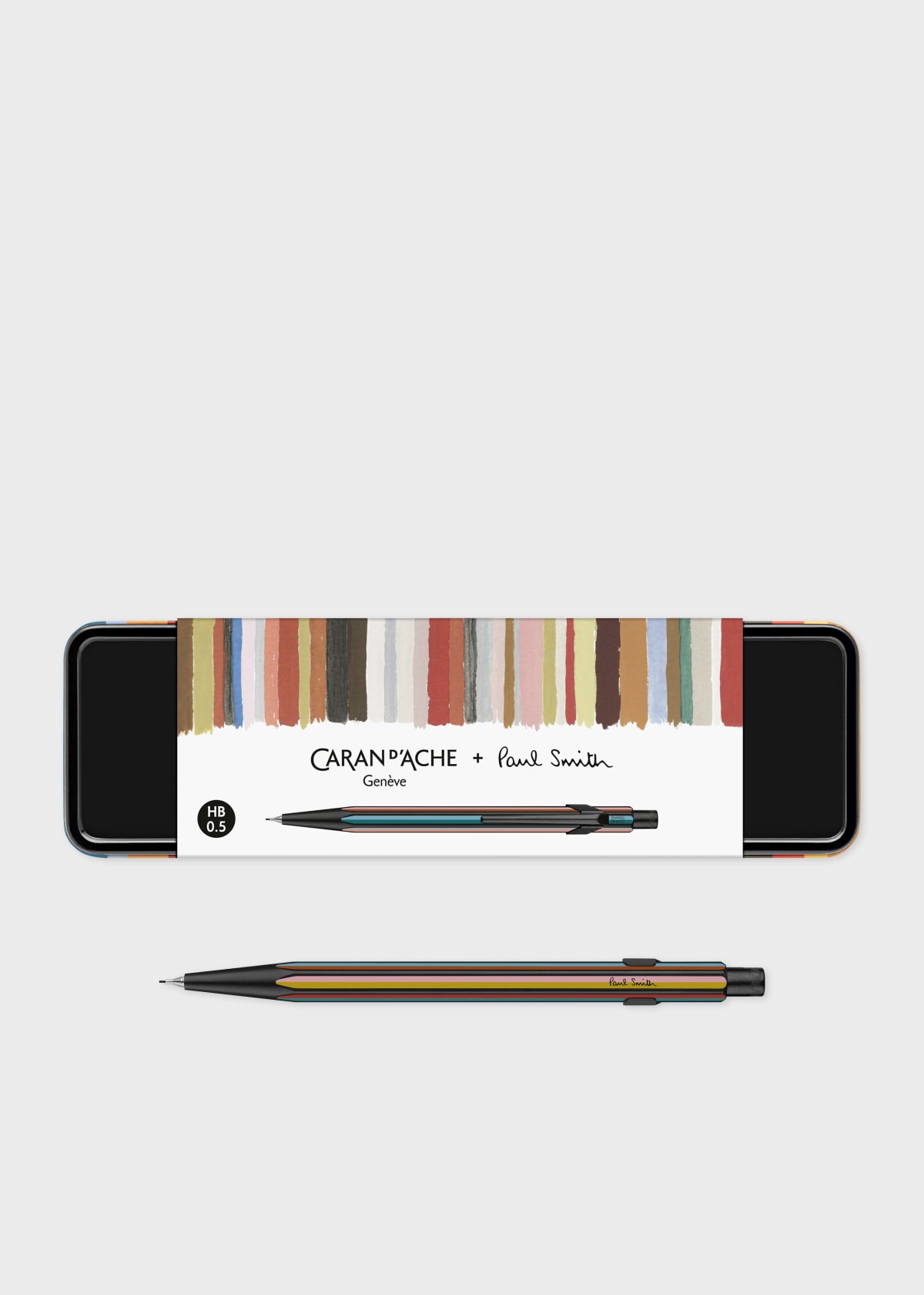 Caran d'Ache + Paul Smith - 849 Black 'Signature Stripe