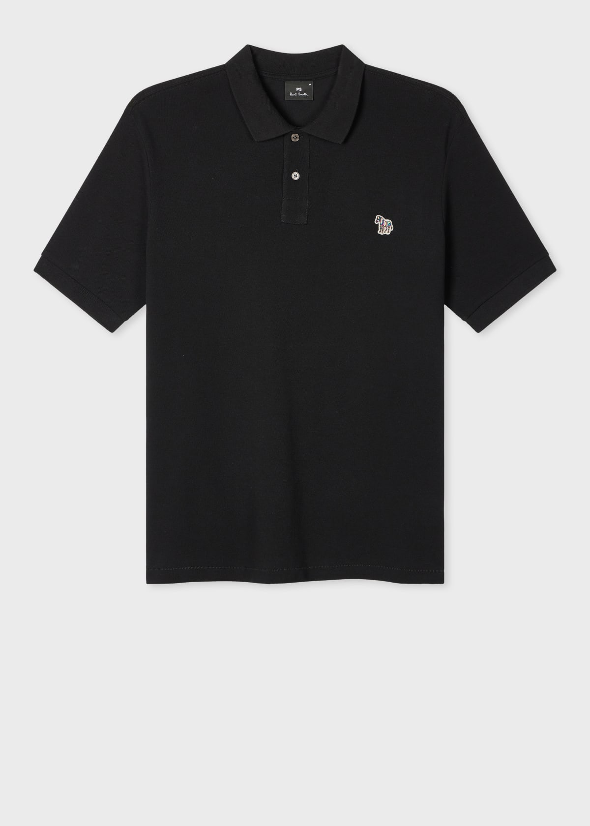 Paul Smith LOUNGEWEAR ポロシャツ ブラック M Men's Black Cotton-Piqué Zebra Logo Polo Shirt