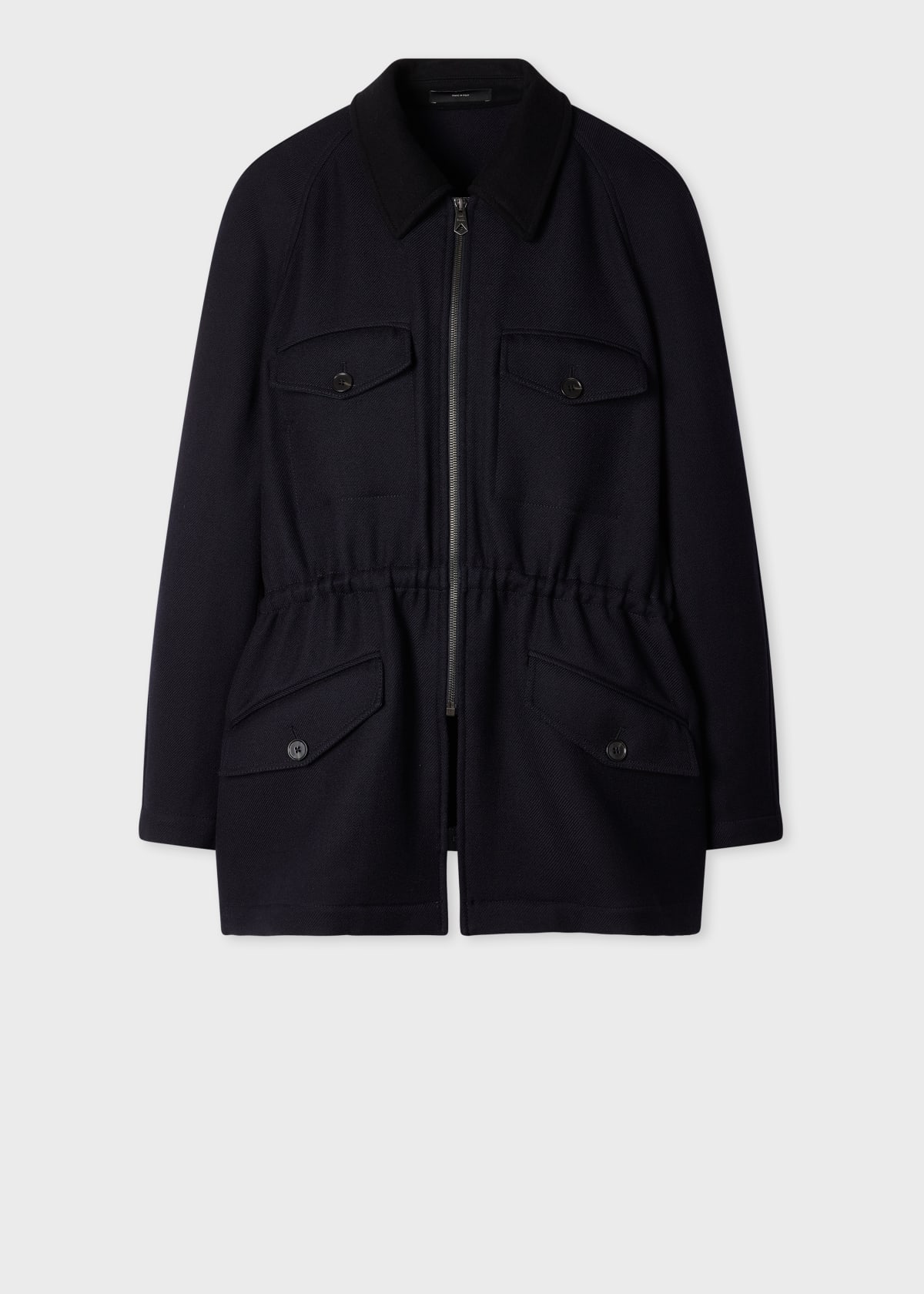 Women's Navy Wool Field Jacket Paul Smith