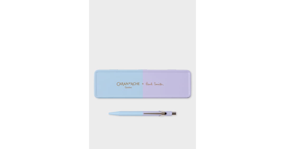 Caran d'Ache + Paul Smith - 849 Blue & Purple Ballpoint Pen