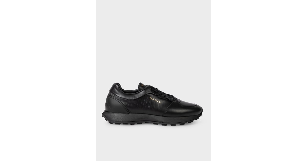 Men's Black 'Eighty Five' Leather Sneakers