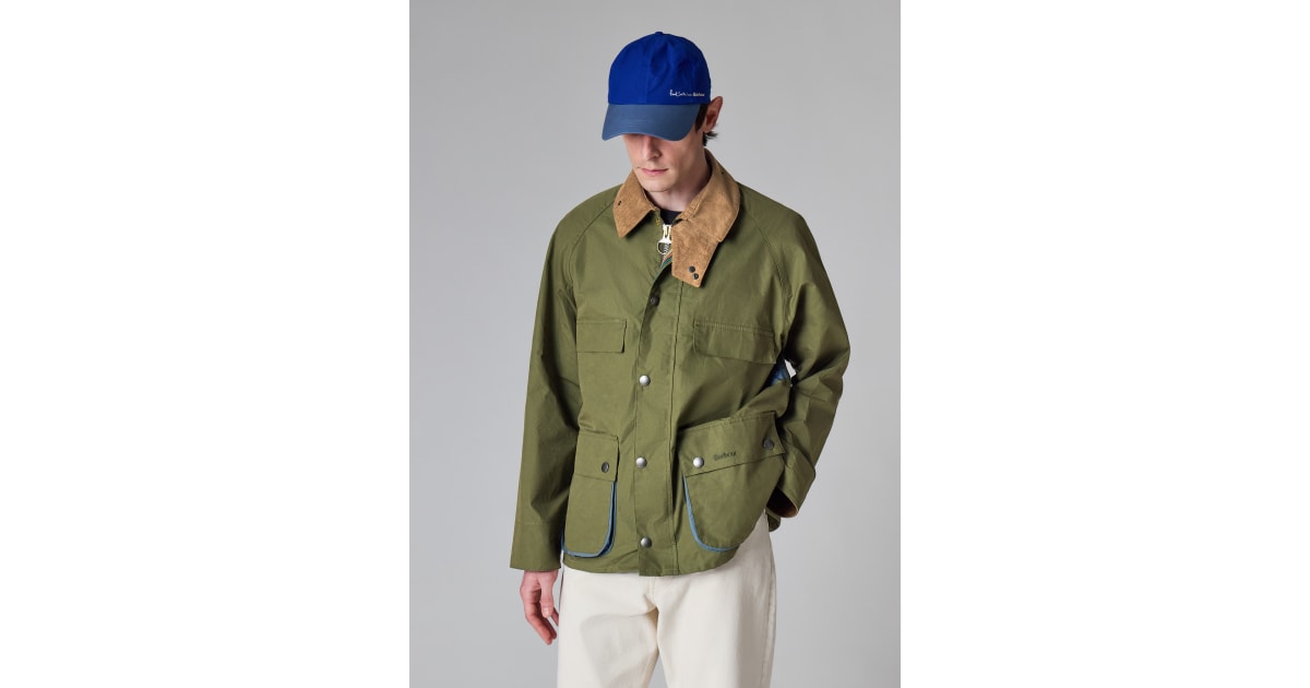 Paul Smith loves Barbour - Army Sugarlump Bedale Jacket