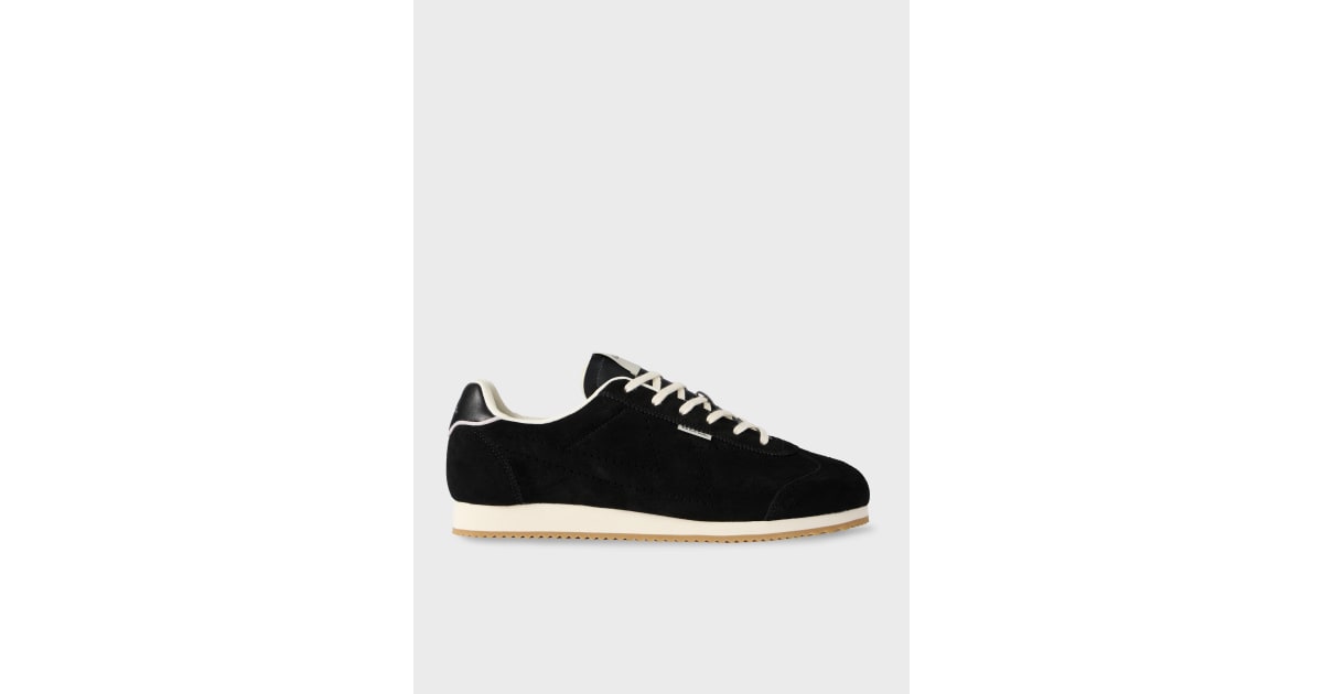 Men's Black Suede 'Atlanta' Trainers