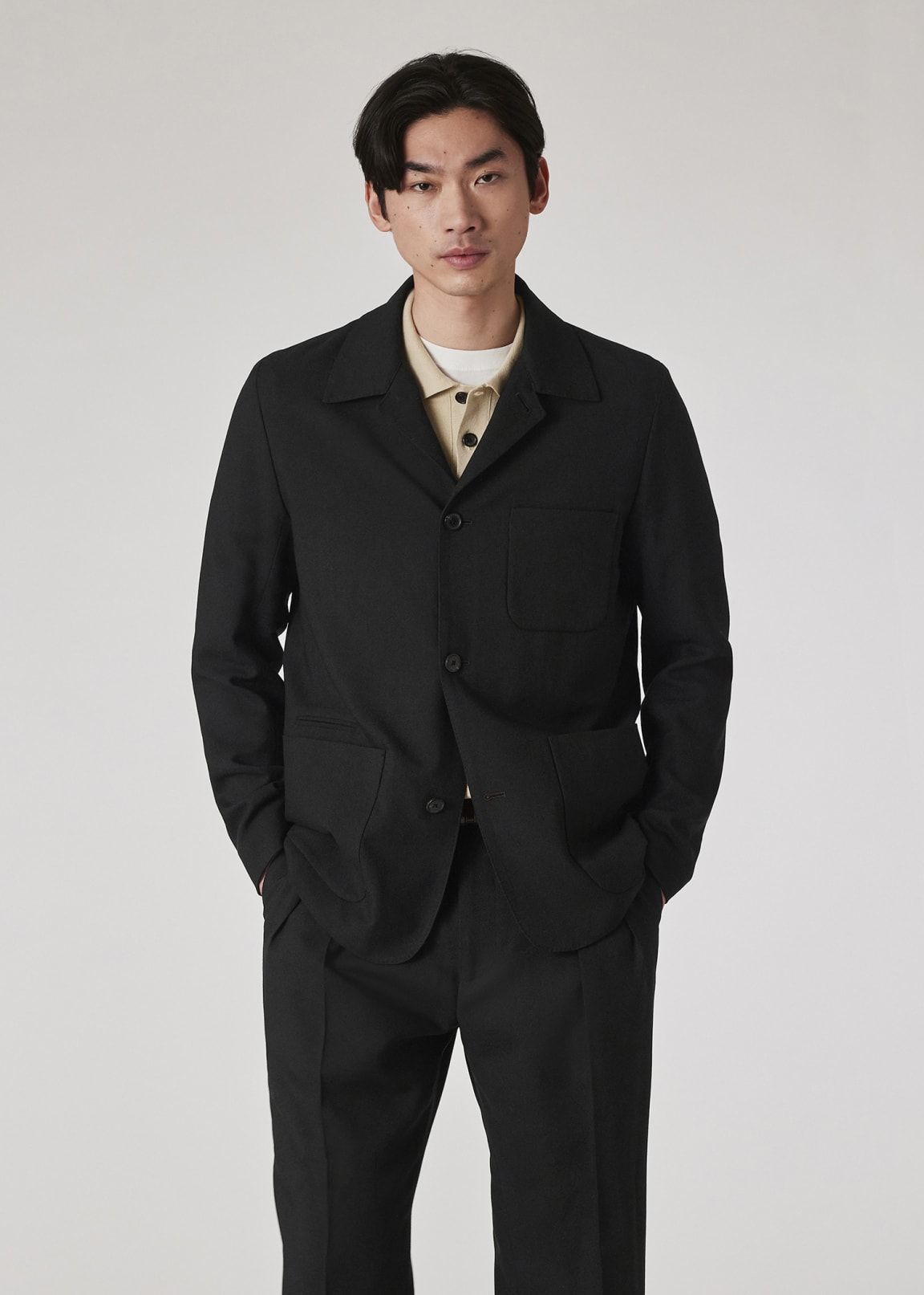 スラックス HUECLOSET Closet Paul Nokara Wool Jacket 25SP048 WOOL SUIT PANTS LIMITED EDITION - Anthracite grey | ZARA