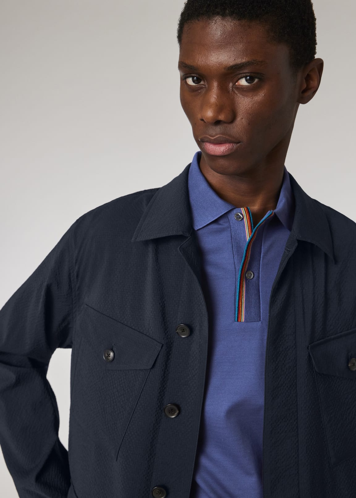 【希少】Paul Smith ジャガード&プリーツ/2018AW　テーラード　S 希少】Paul Smith ジャガード&プリーツ/2018AW テーラード S 【公式通販】