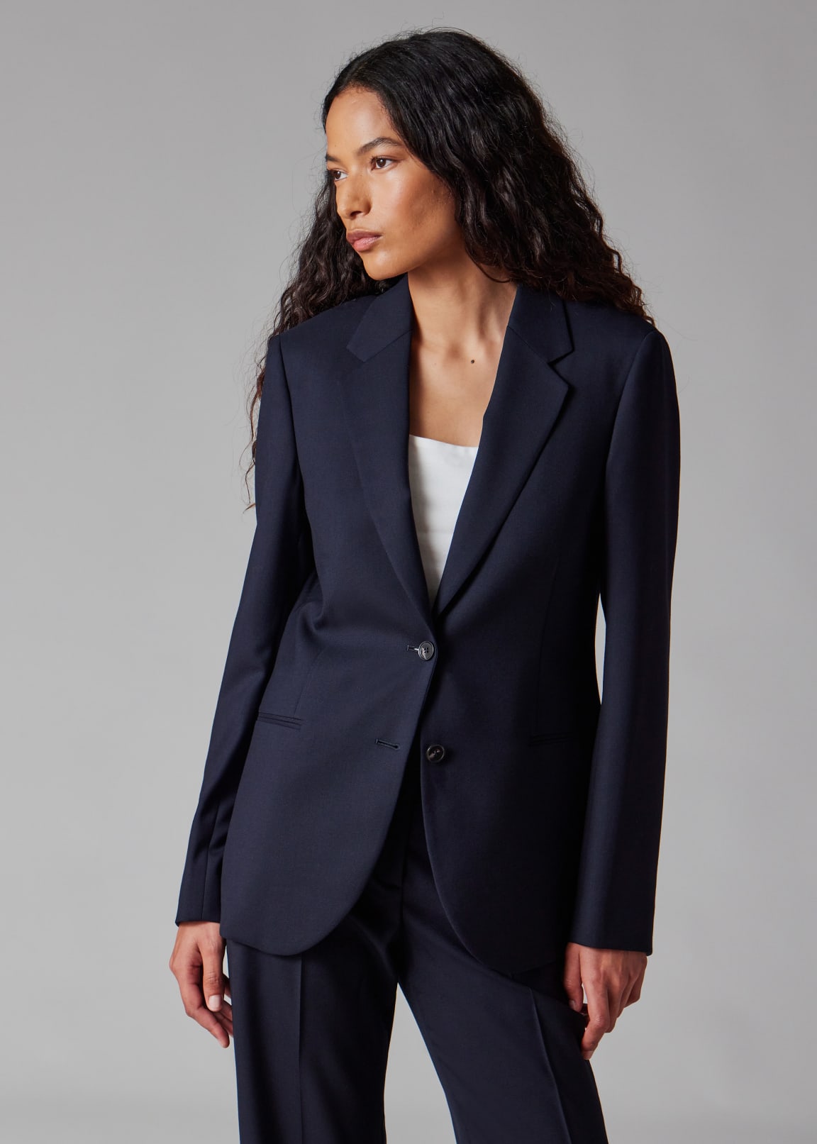 chinese dress ladies Leely 2 Pieces Peacock Blue Velvet Single Button Women's Suits  leelyuk