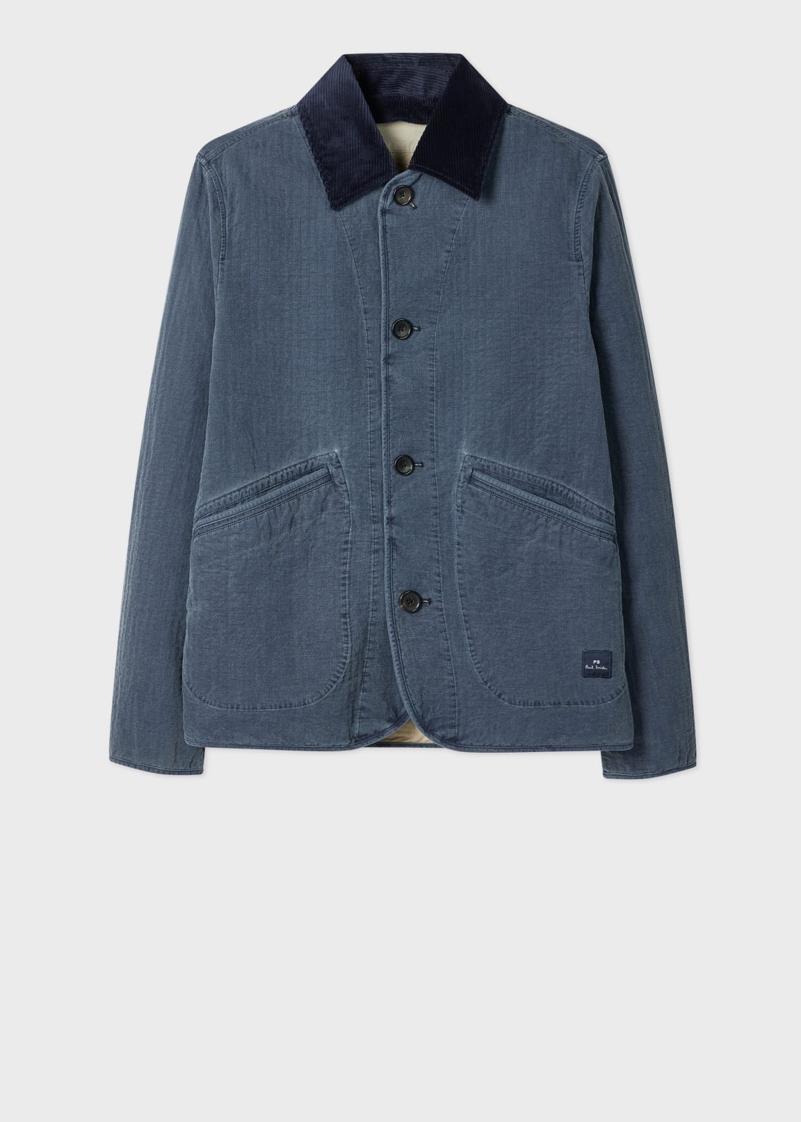 Washed Indigo Self-Quilted Cotton Co-Ord Set