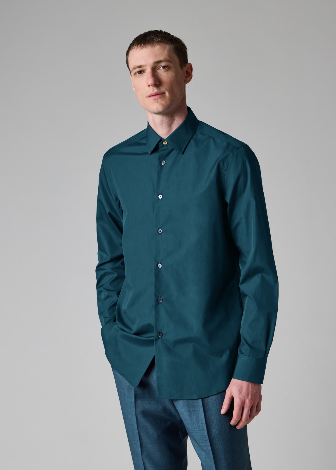 Men's Designer Long-Sleeve Shirts | Luxury Long Sleeve Shirts
