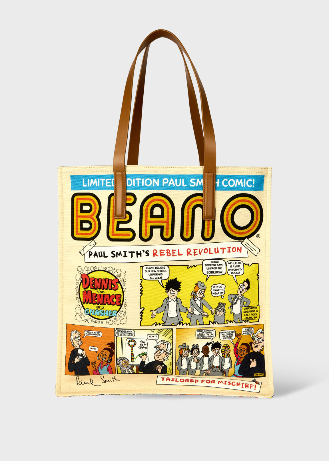 Paul Smith + Beano - 'Comic Strip' Print Tote Bag