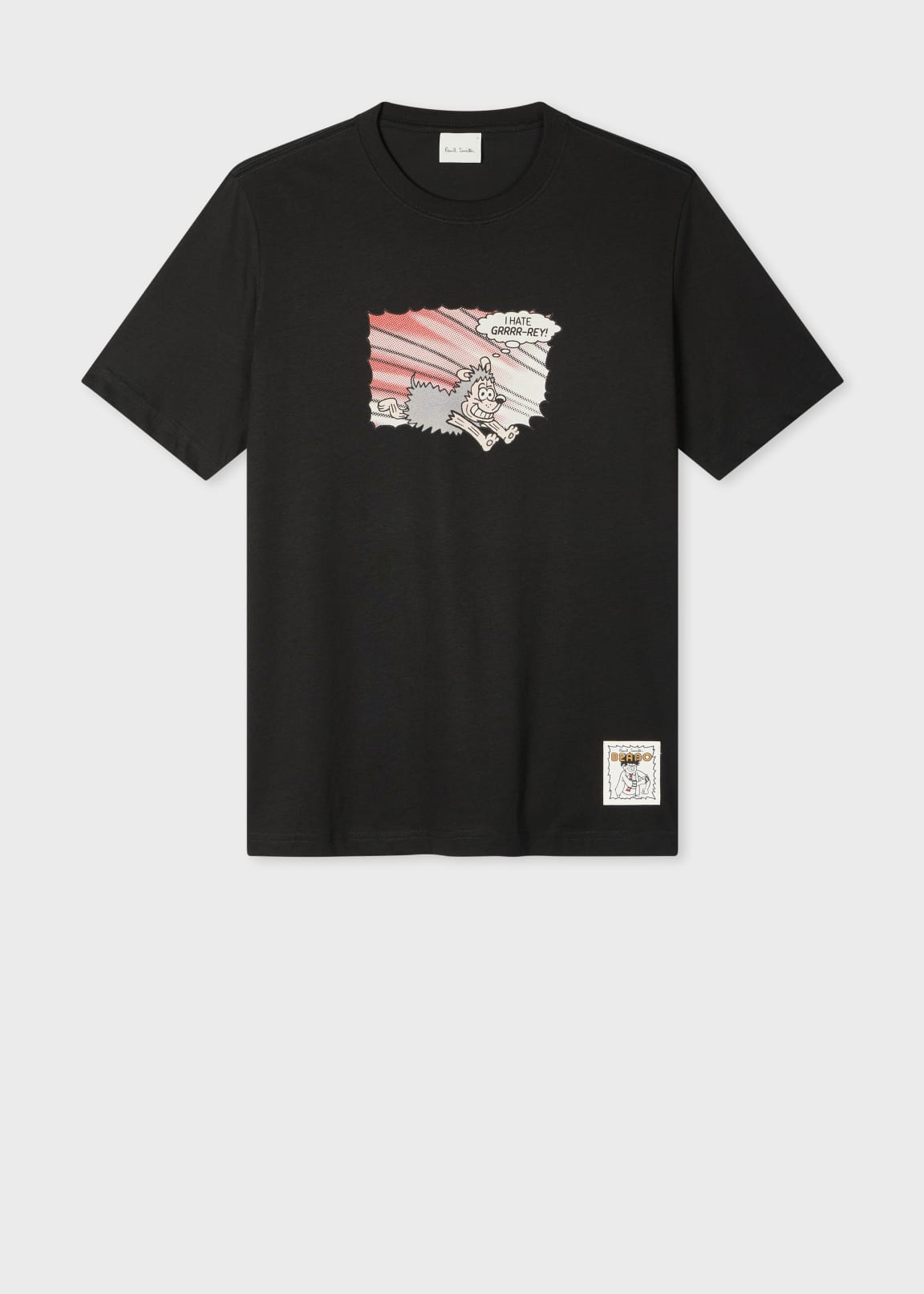 Paul Smith + Beano - Black 'I Hate Grey' Print T-Shirt