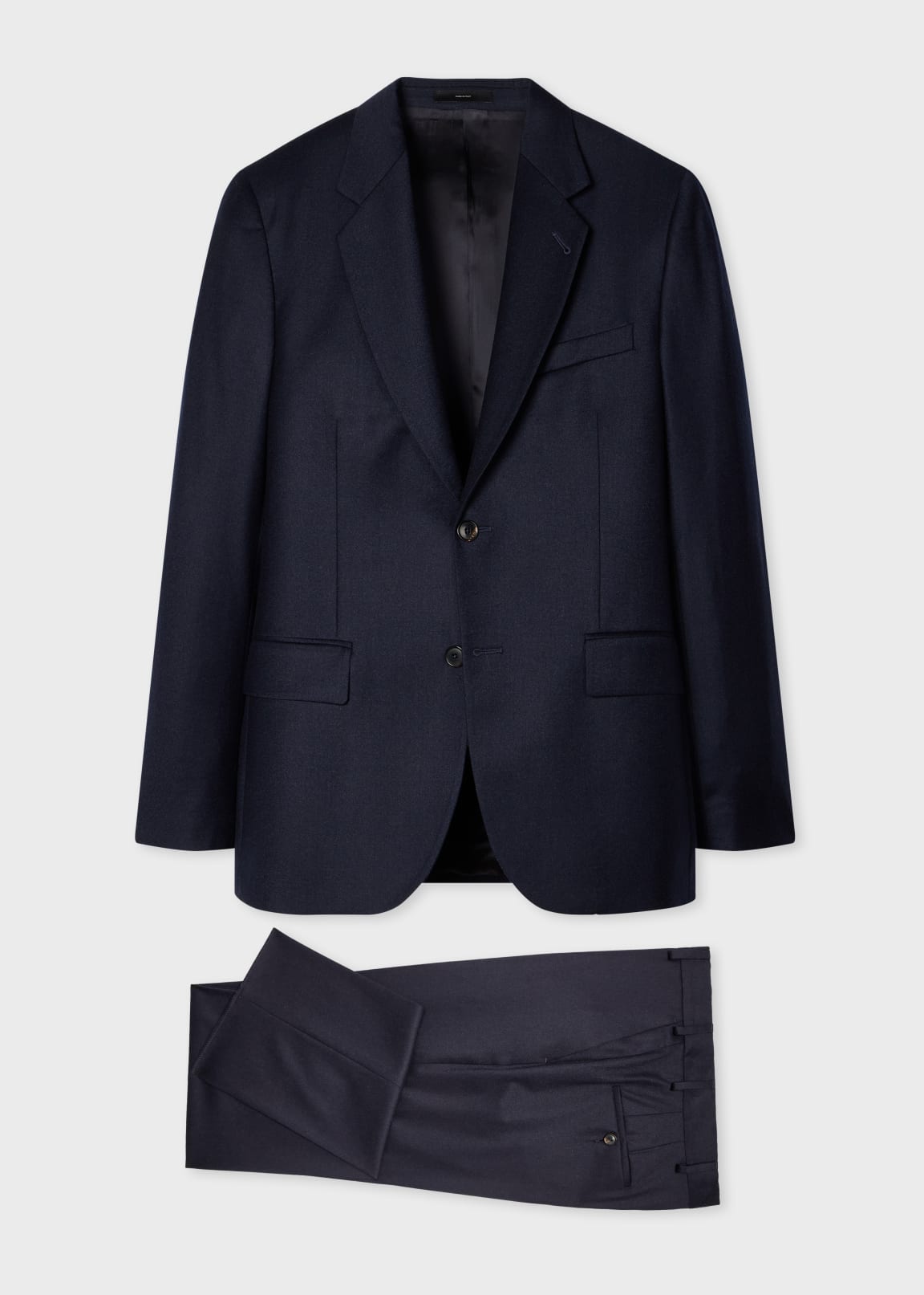 The Westbourne - Navy Wool-Cashmere Flannel Two-Piece Suit