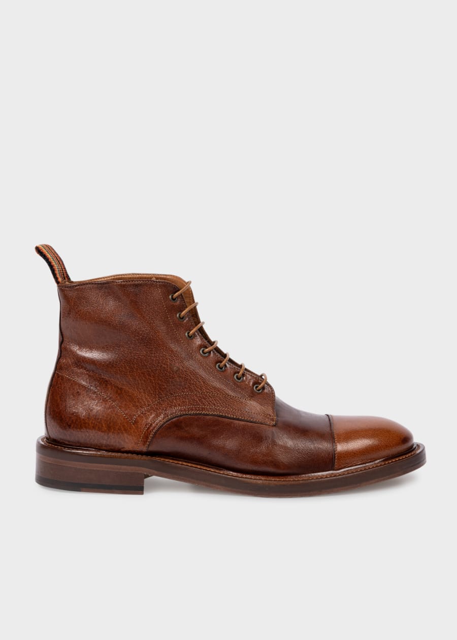 Men's Black Leather 'Xenon' Boots