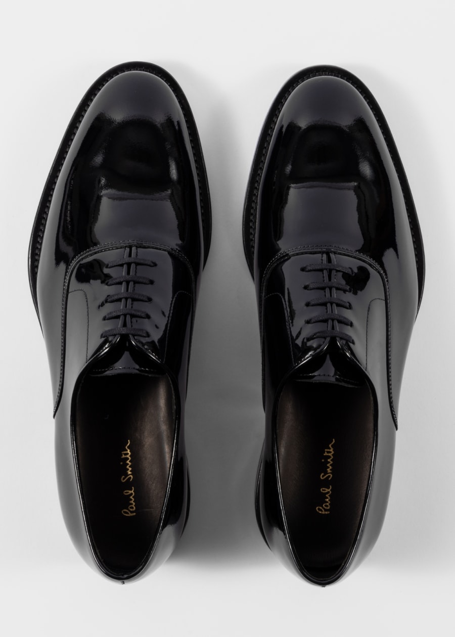 Paul Smith Noam Patent Leather Oxford Shoes Black Sz 40 US 7 Paul Smith Patent Leather Dress Shoes for Men for sale | eBay main image 4