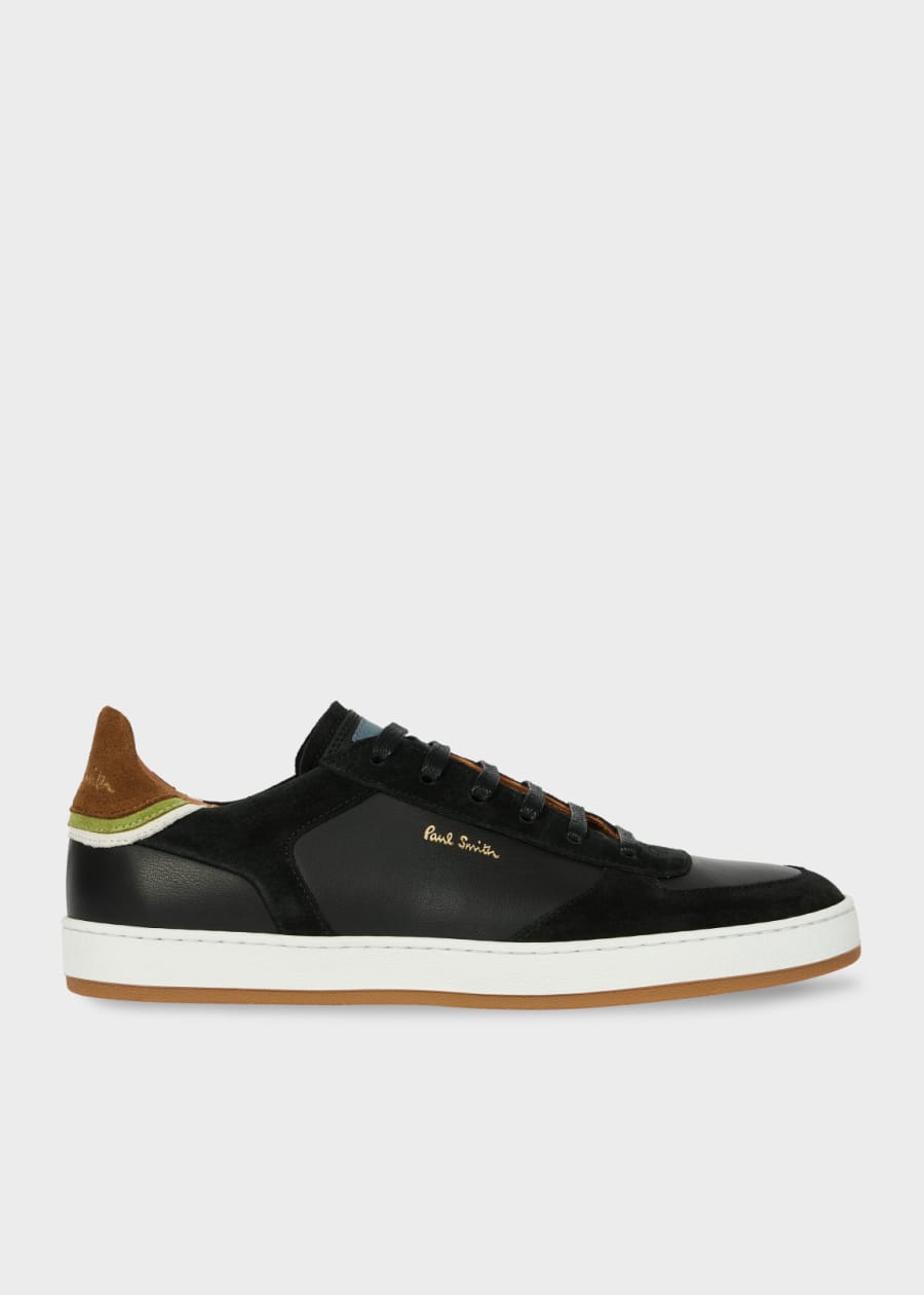 Men's Black 'Eighty Five' Leather Sneakers