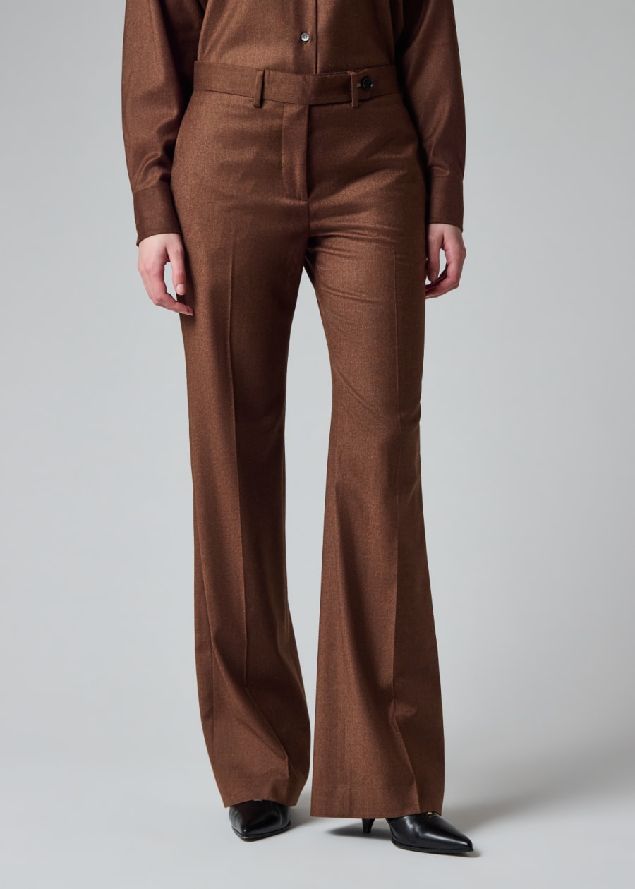 Designer Wide Leg Trousers for Women | Paul Smith