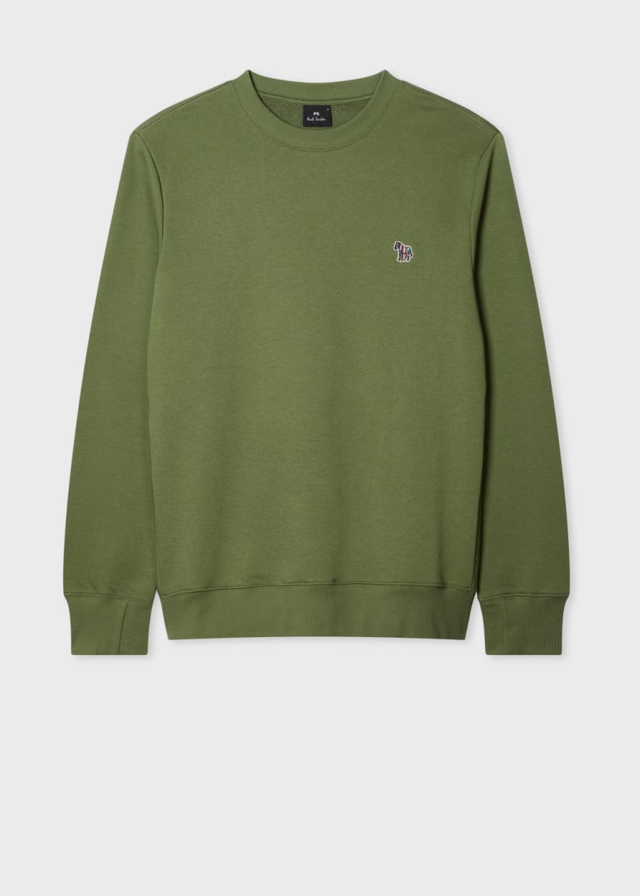 Paul Smith リバーシブル タイバー Men's Black Double-Face Full Zip Sweatshirt