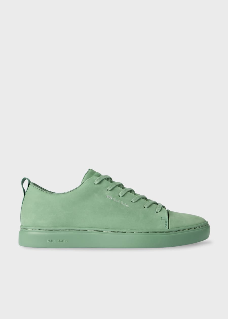 Light Blue Canvas 'Amos' Trainers