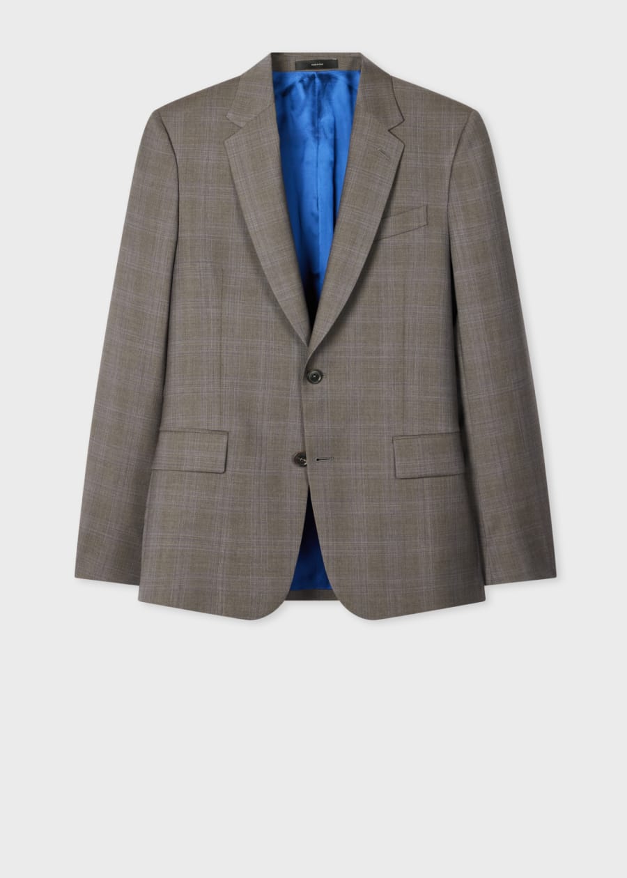 The Kensington - Light Blue Marl Overdyed Stretch-Wool Suit