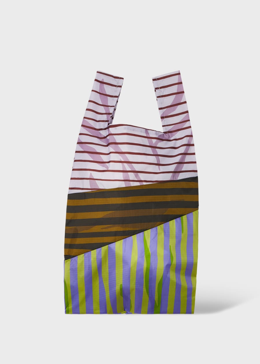 Susan Bijl x Paul Smith - Pink Mixed-Stripe 'The New Shopping Bag