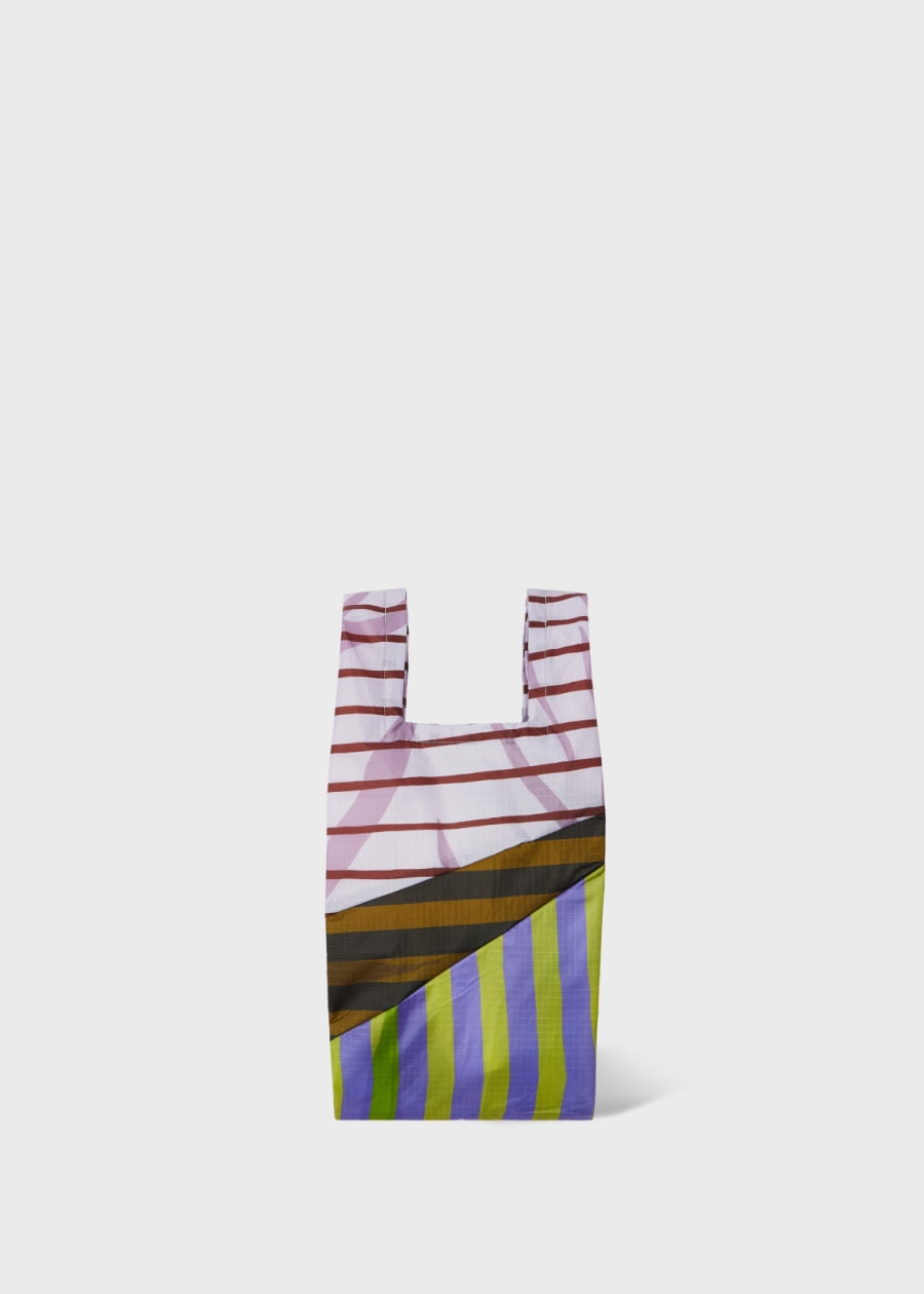 Susan Bijl x Paul Smith - Pink Mixed-Stripe 'The New Shopping Bag