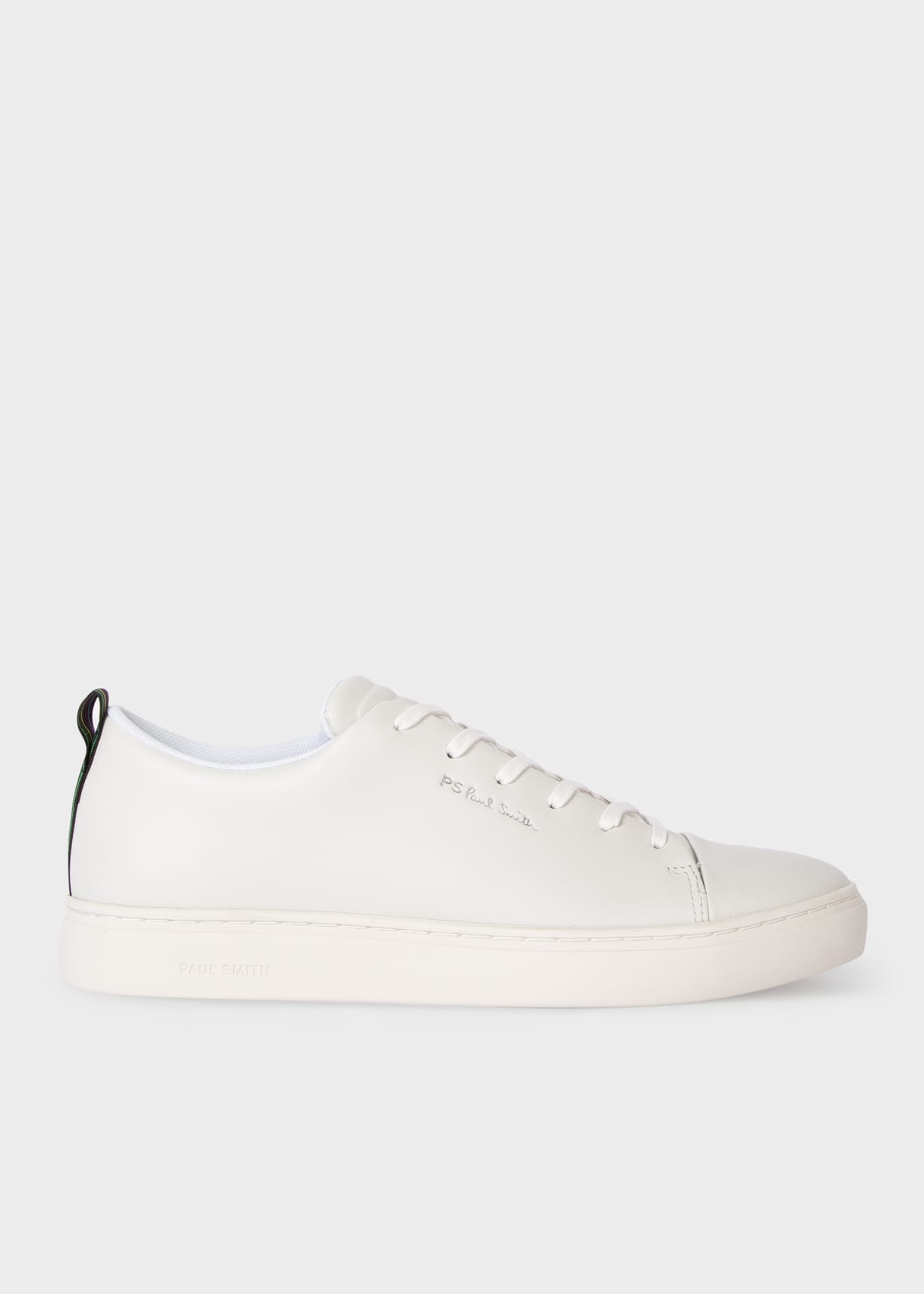 Men's White Leather 'Lee' Sneakers