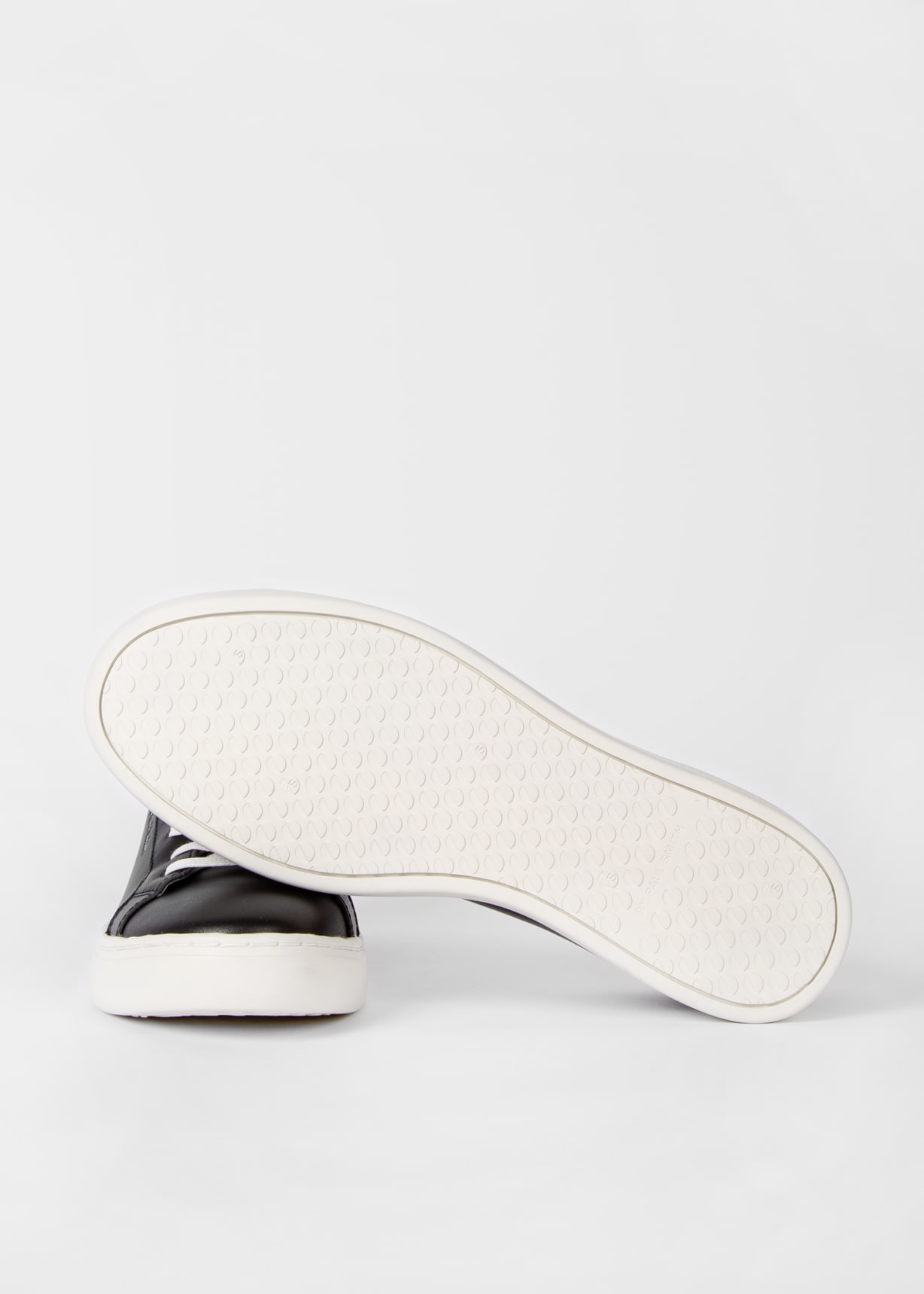 Men's Black Leather 'Rex' Sneakers