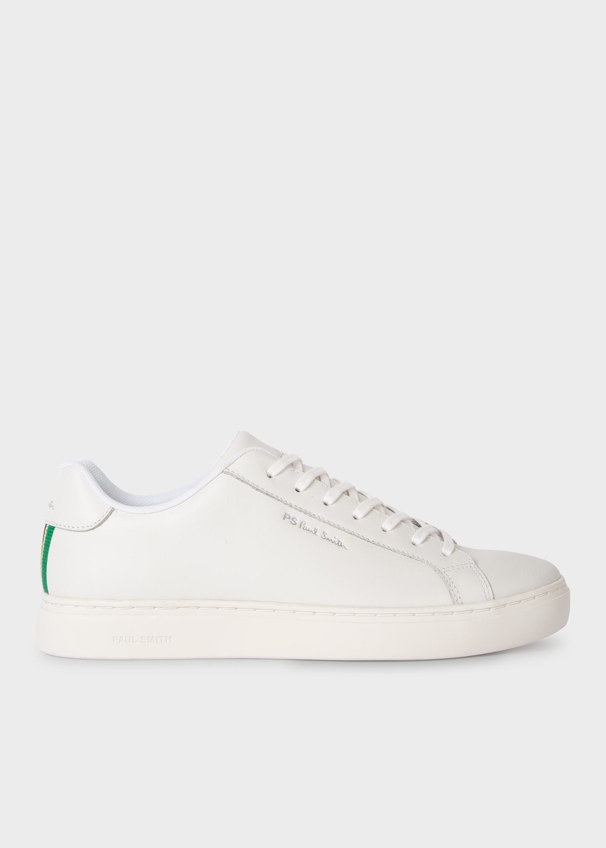 Paul Smith ホワイト スニーカー Men's White Leather 'Rex' Sneakers