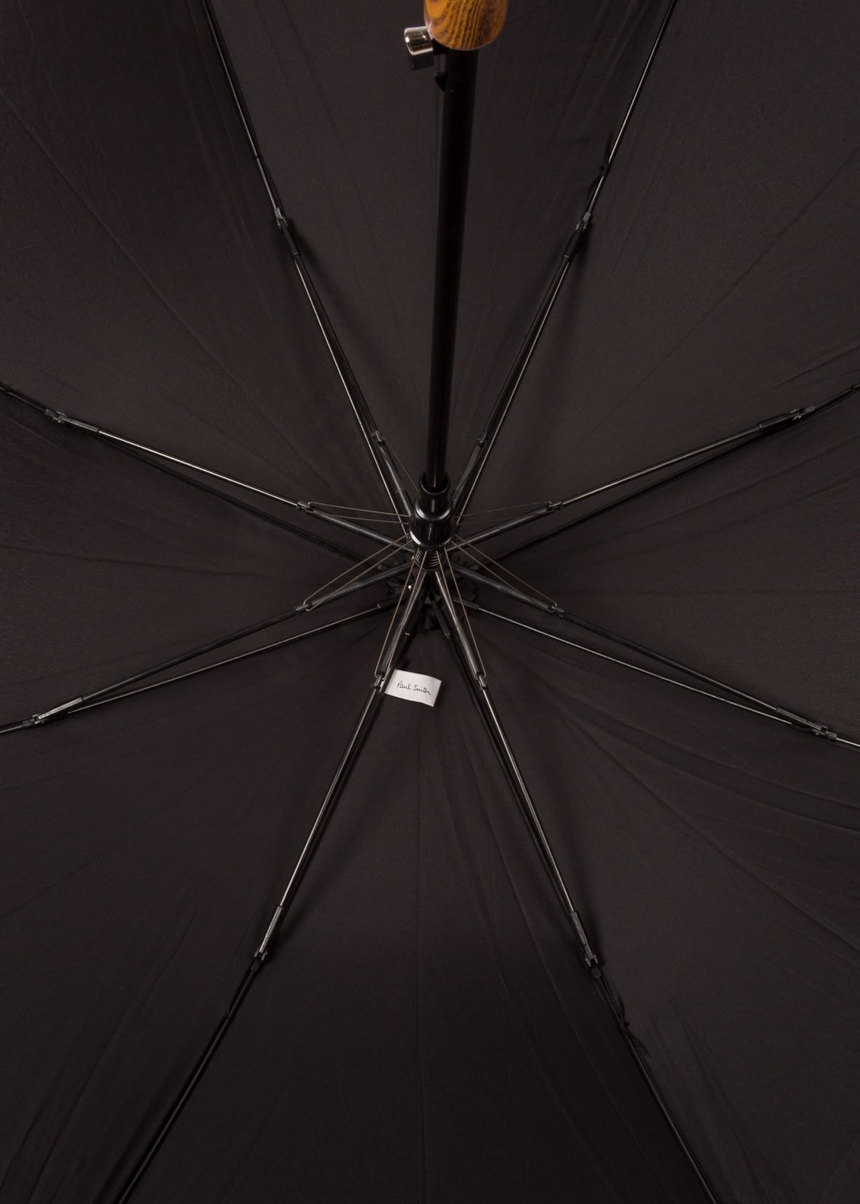Signature Stripe' Border Walker Umbrella With Wooden Handle
