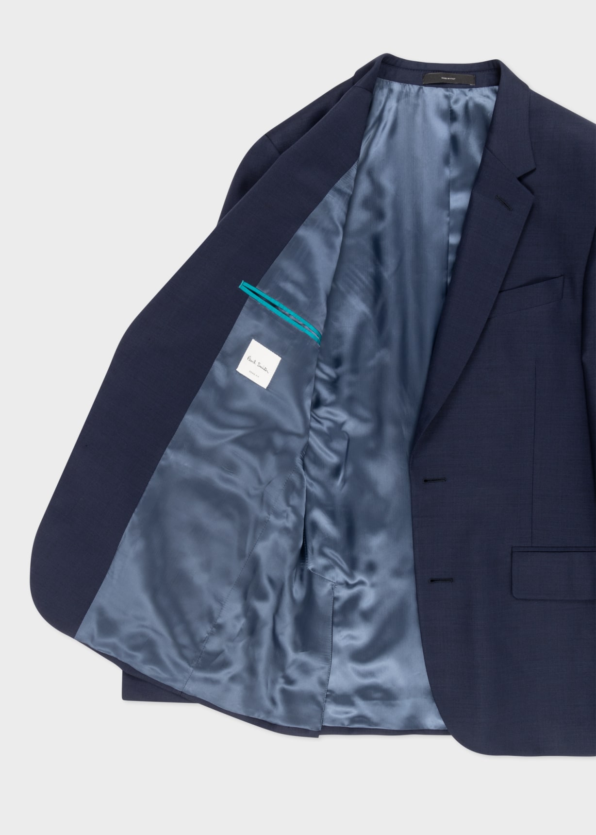 The Soho - Tailored-Fit Navy Sharkskin Suit