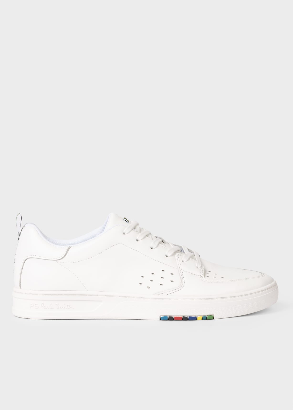 White Leather 'Cosmo' Sneakers