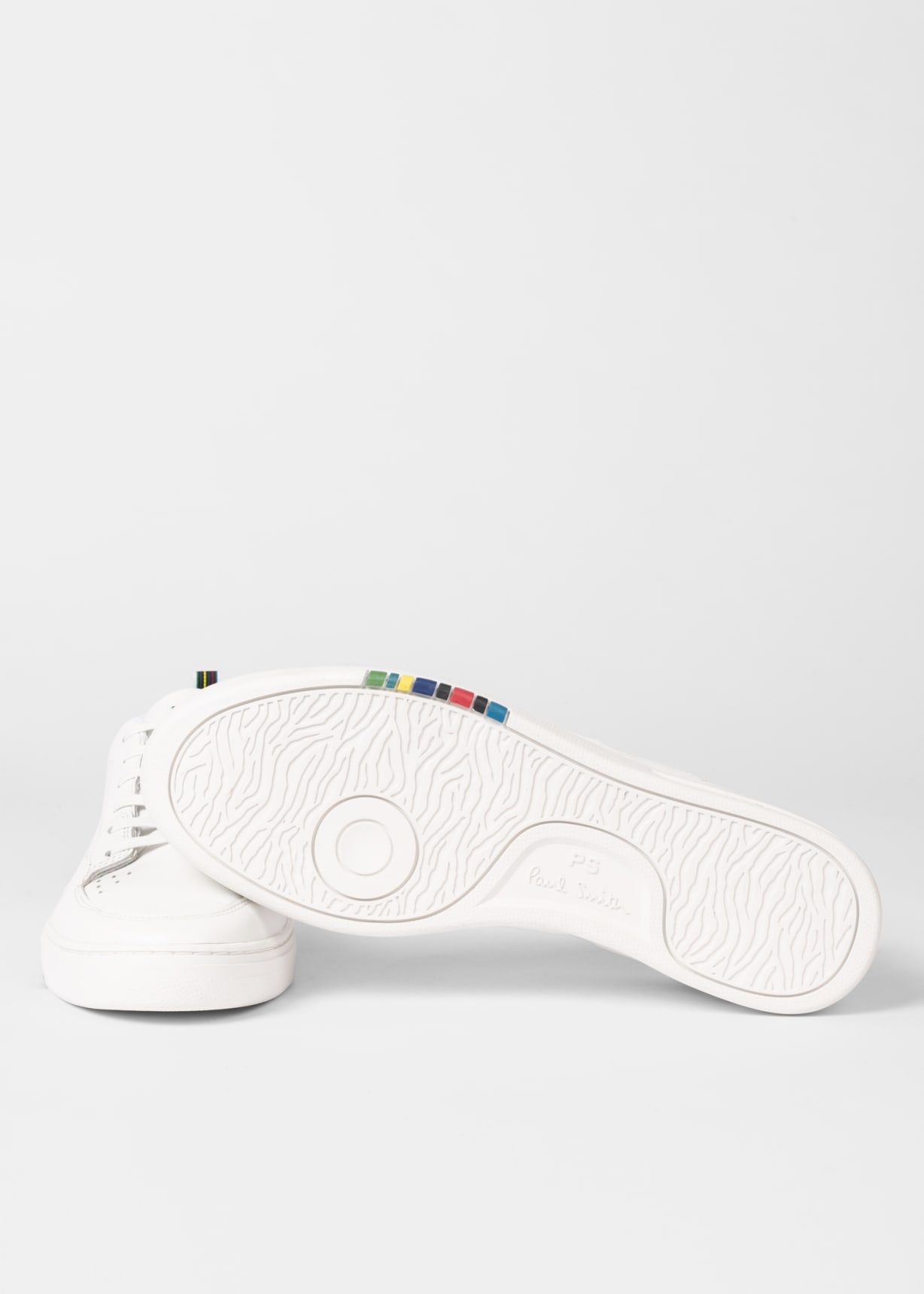 White Leather 'Cosmo' Sneakers