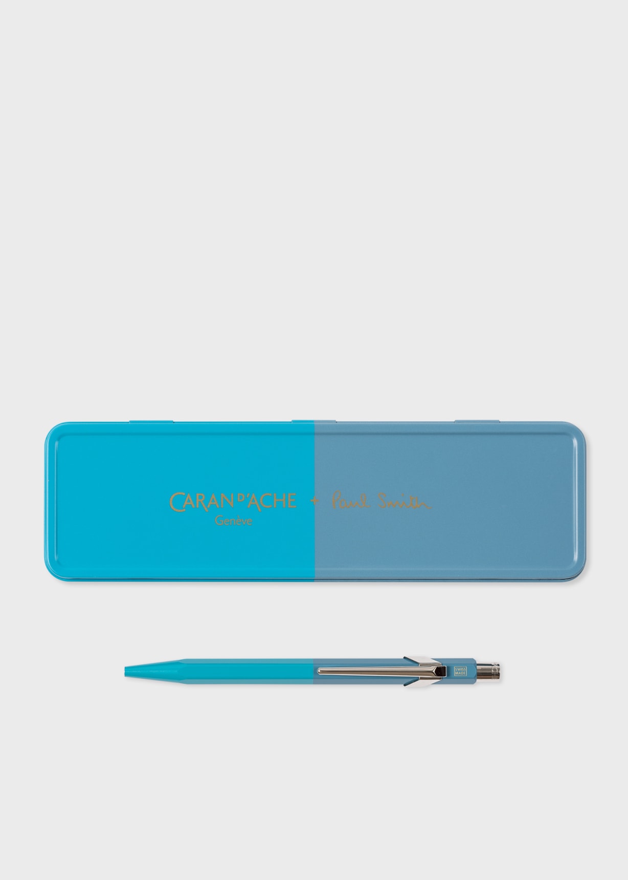 Caran d'Ache + Paul Smith - 849 Two-Tone Blue Ballpoint Pen