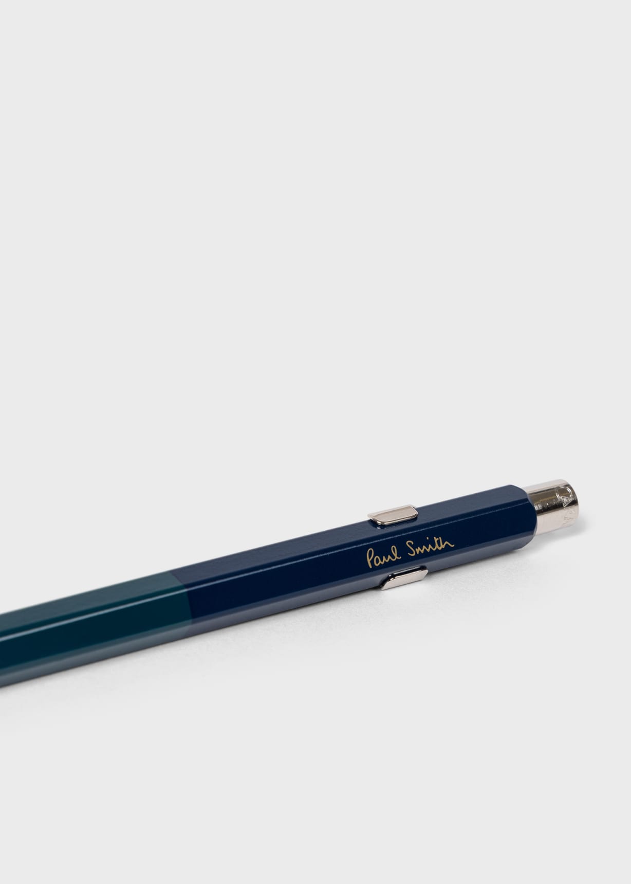 Caran d'Ache + Paul Smith - 849 Green & Navy Ballpoint Pen