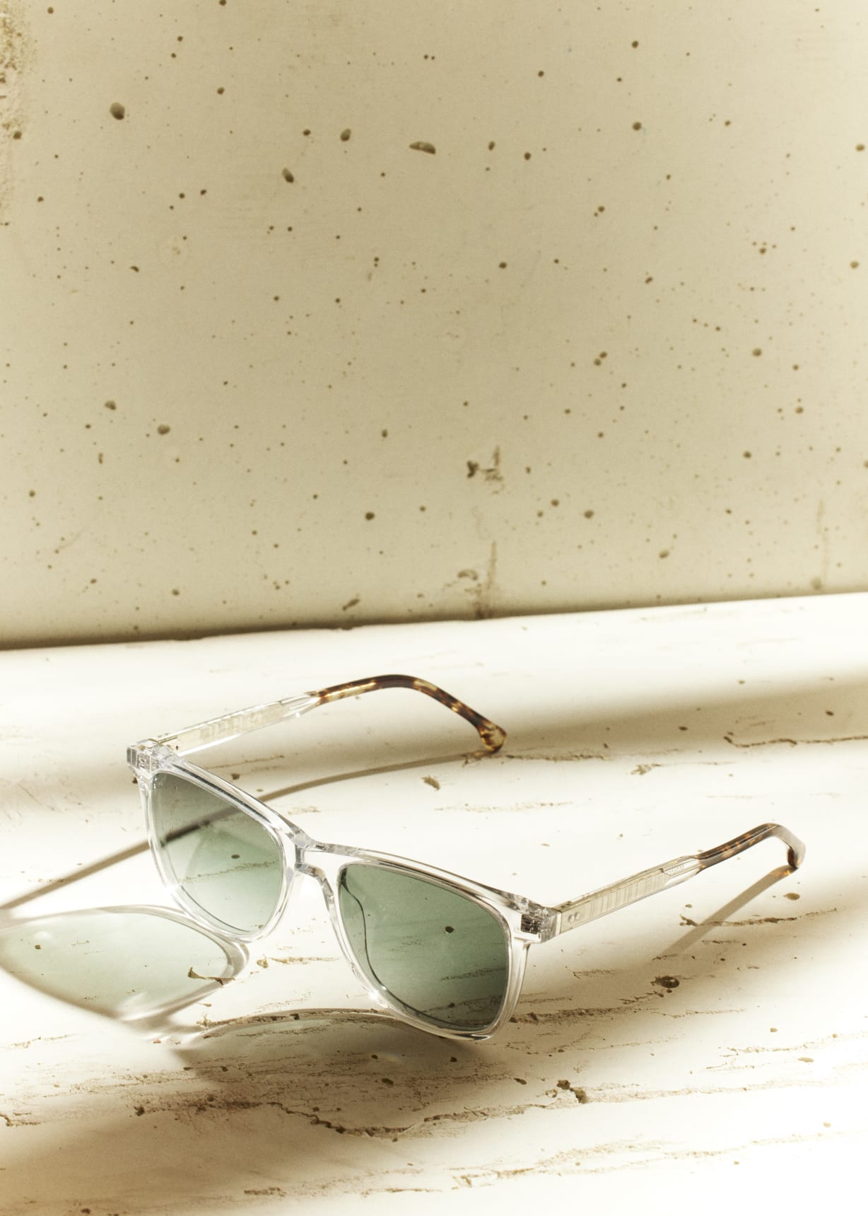 Crystal Havana 'Gibson' Sunglasses