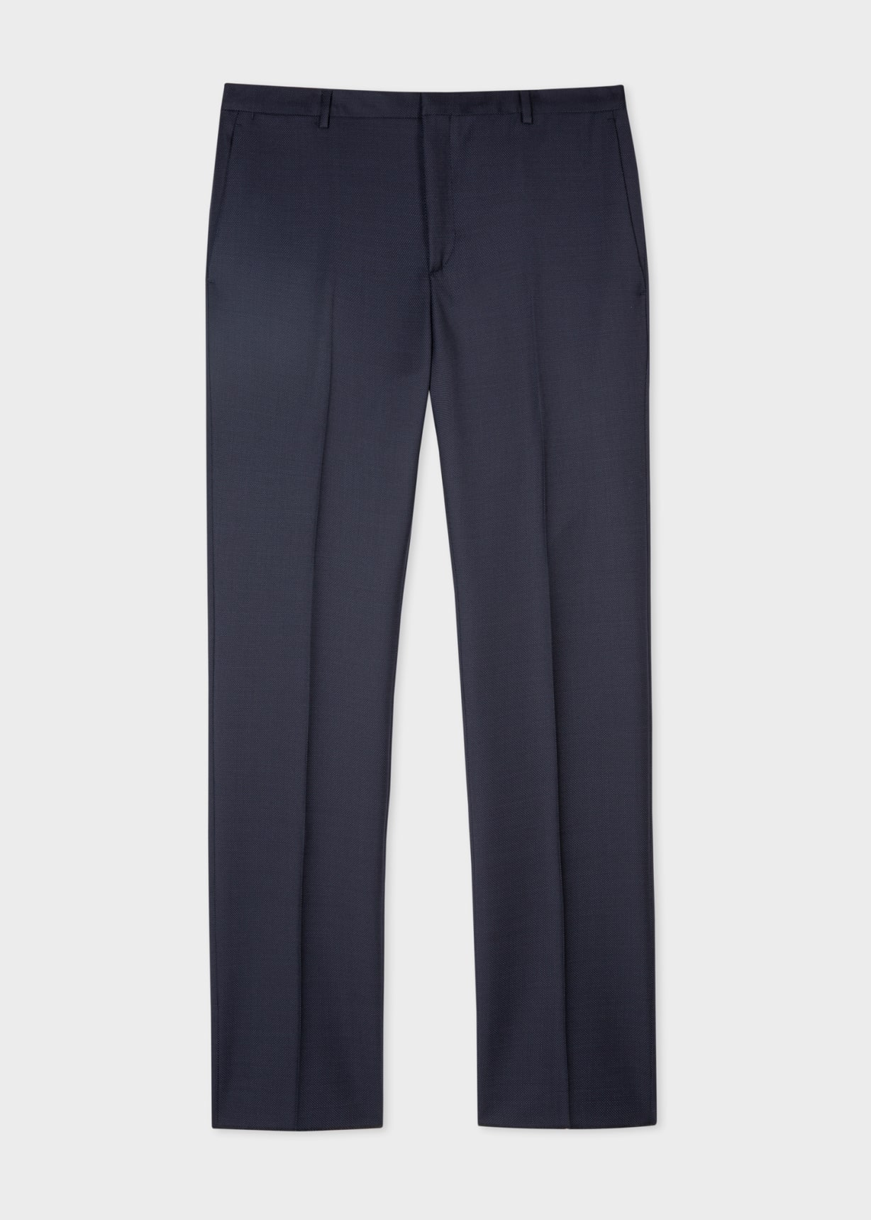The Kensington - Men's Slim-Fit Dark Navy Pin Dot Wool Suit