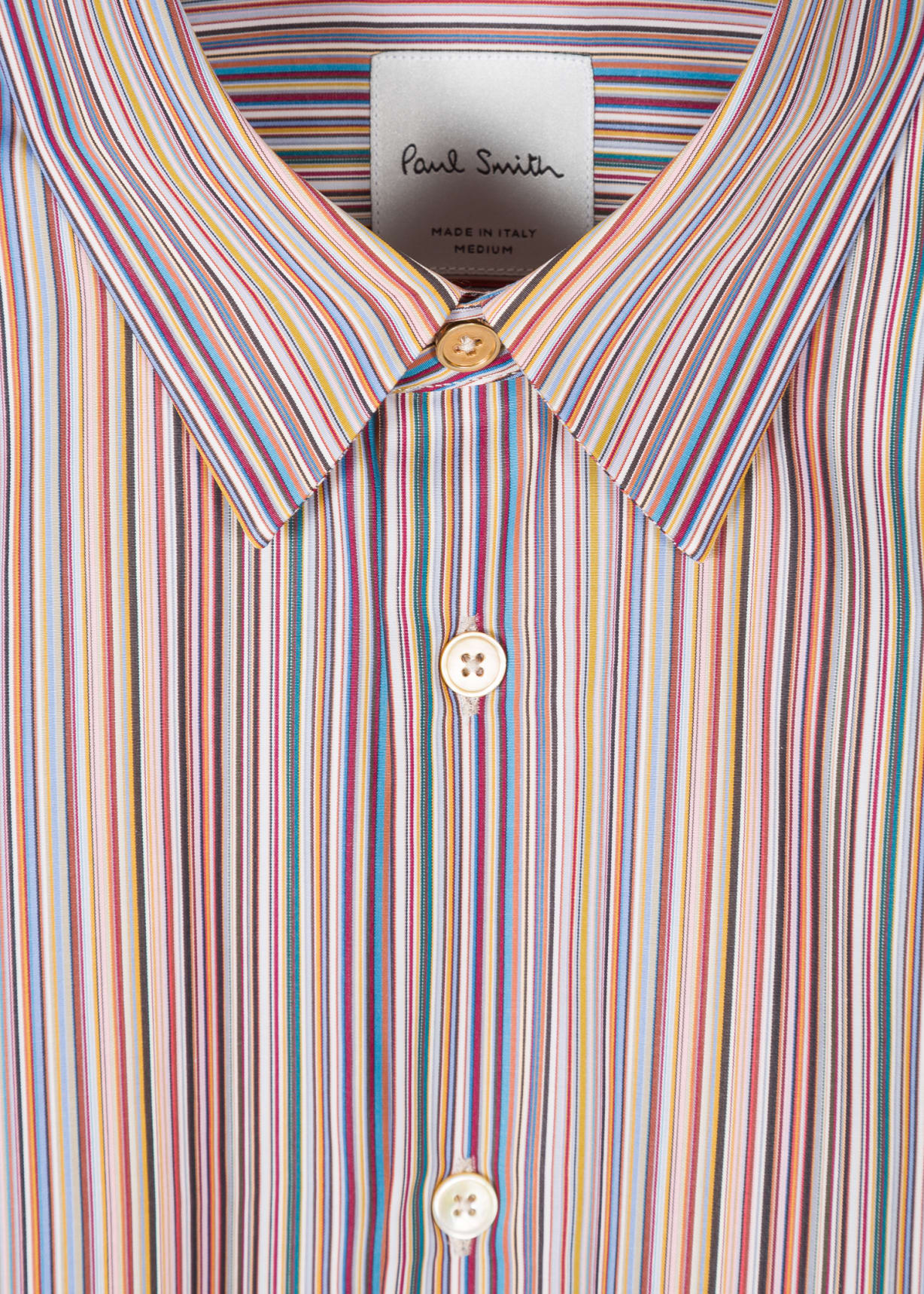 Slim-Fit 'Signature Stripe' Cotton Shirt