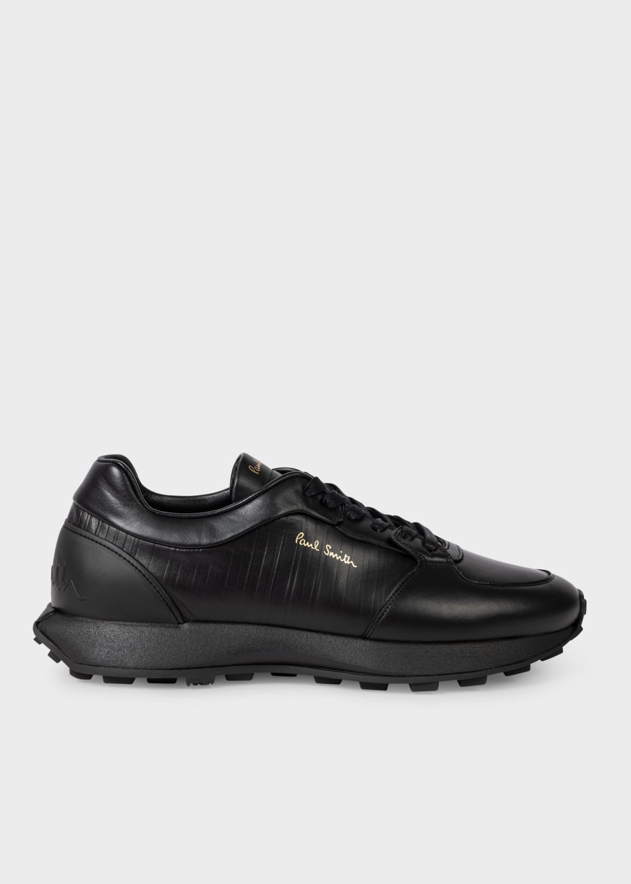 Men's Black 'Eighty Five' Leather Sneakers