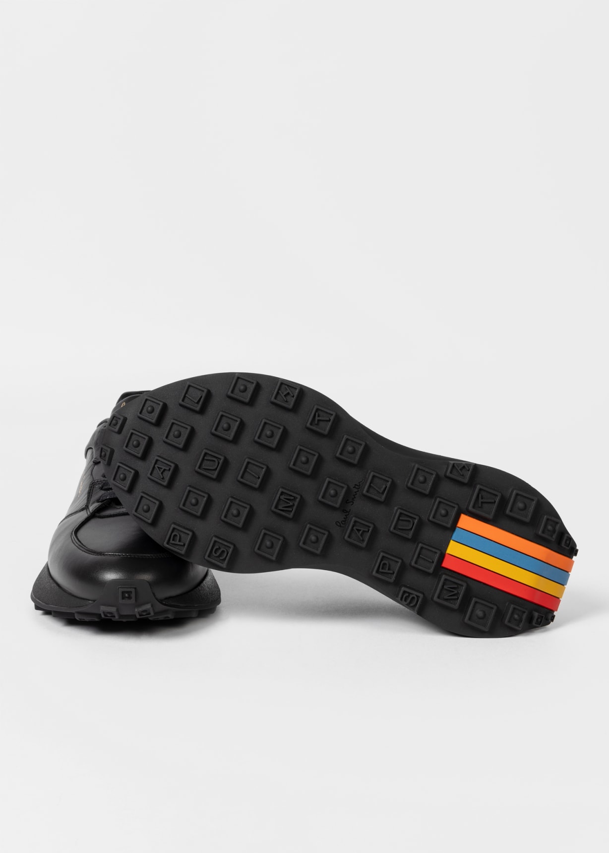 Men's Black 'Eighty Five' Leather Sneakers