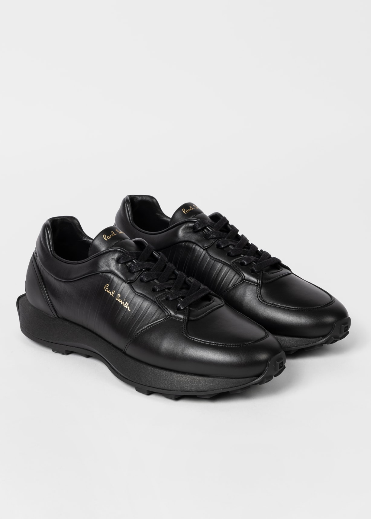 Men's Black 'Eighty Five' Leather Sneakers