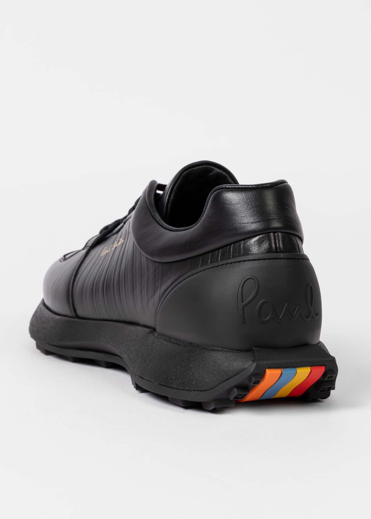 Men's Black 'Eighty Five' Leather Sneakers