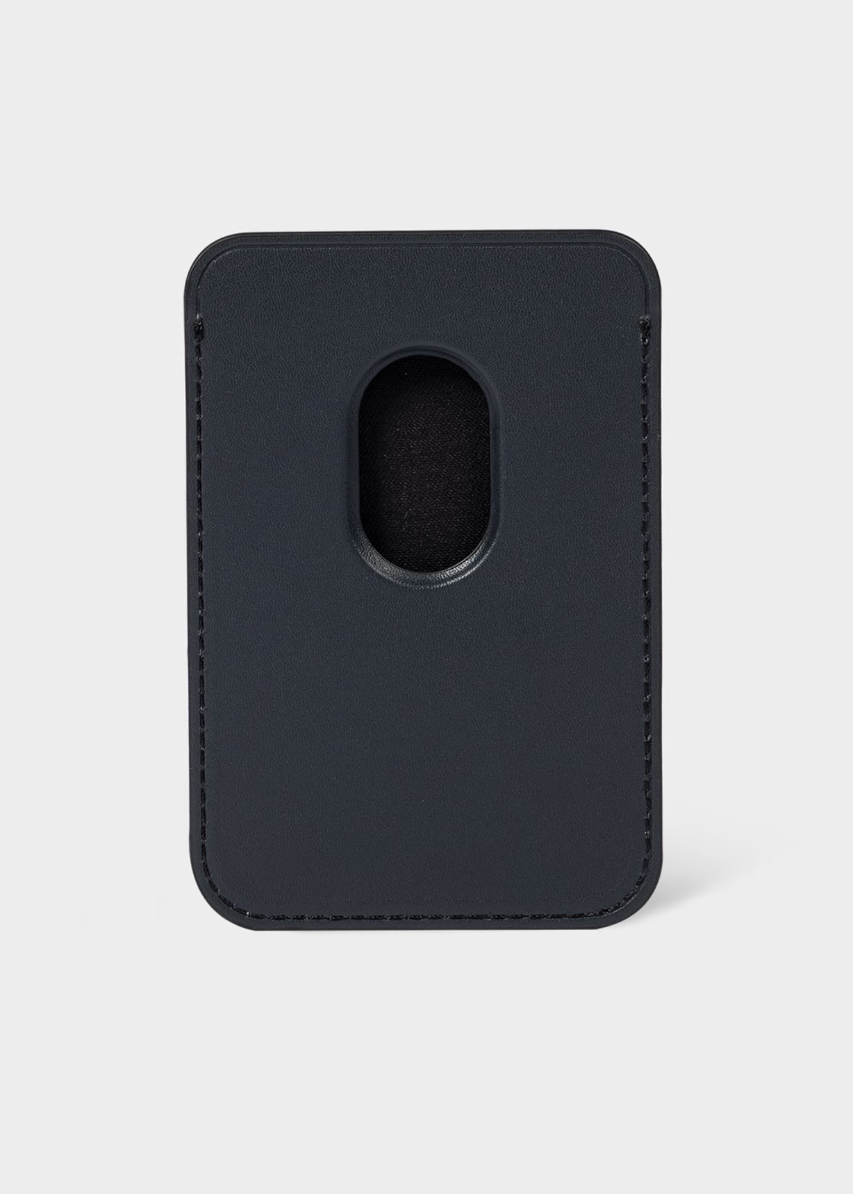 Signature Stripe' iPhone MagSafe Leather Credit Card Casee