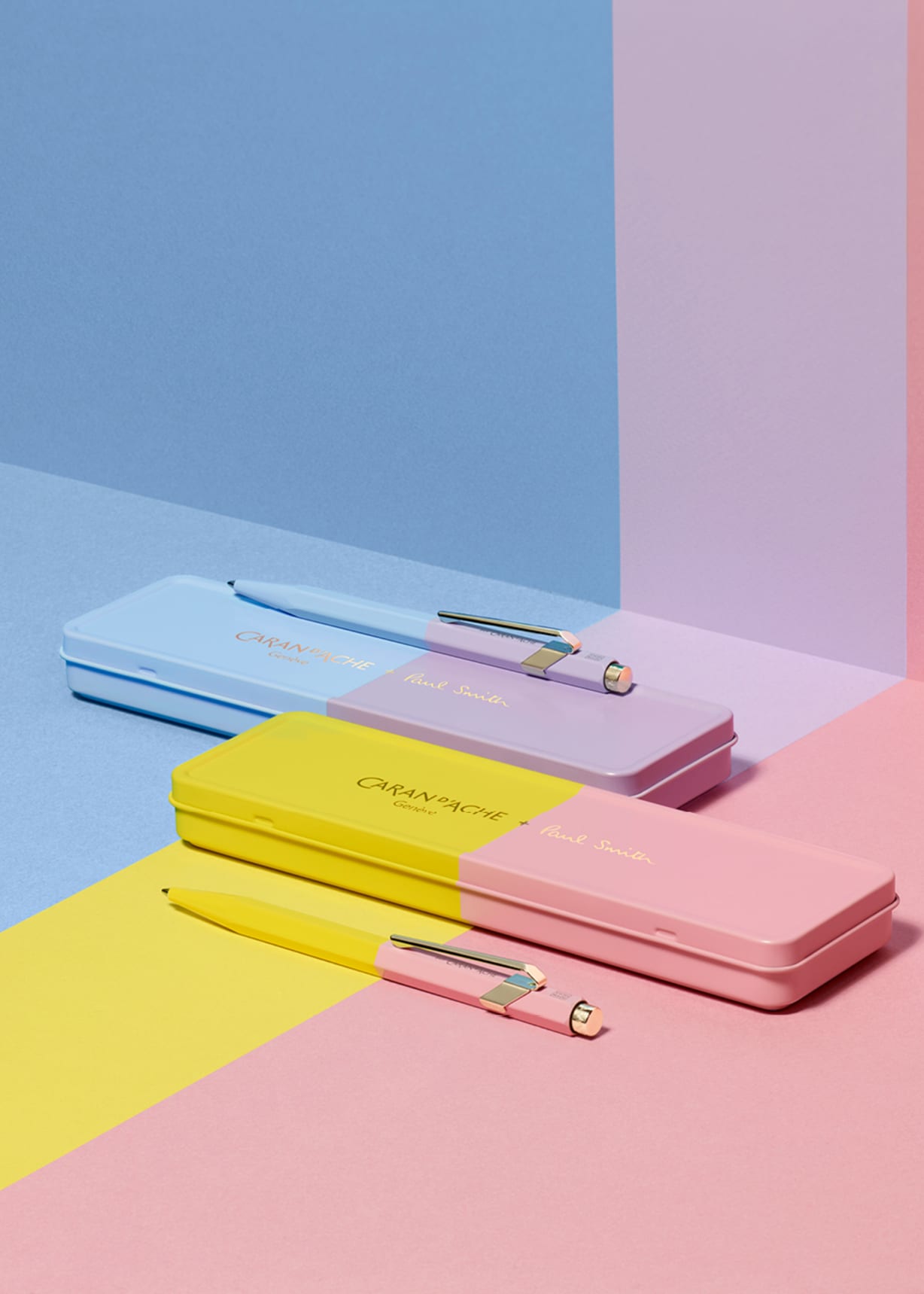 Caran d'Ache + Paul Smith - 849 Blue & Purple Ballpoint Pen