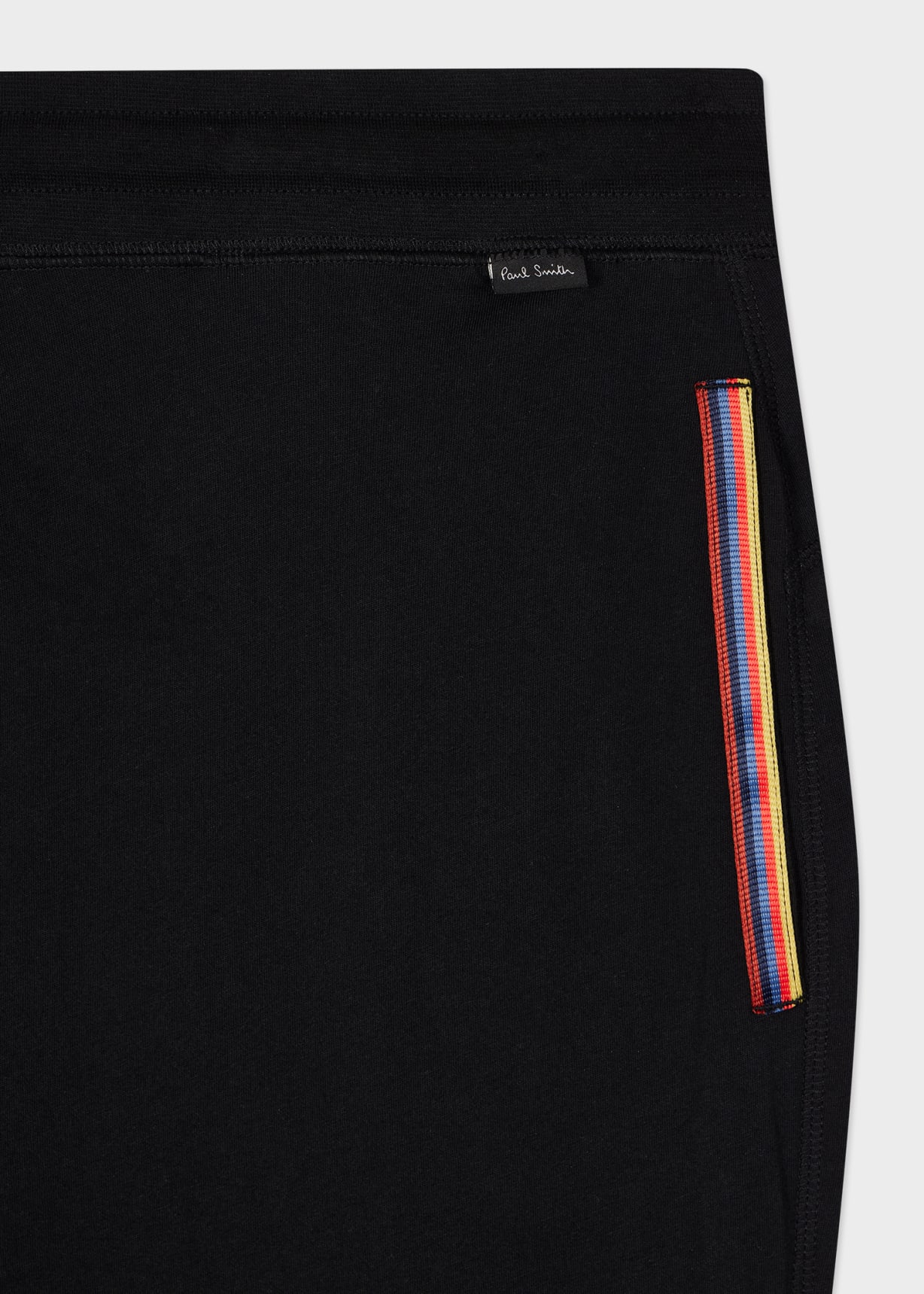 Men's Black Jersey Cotton Lounge Pants