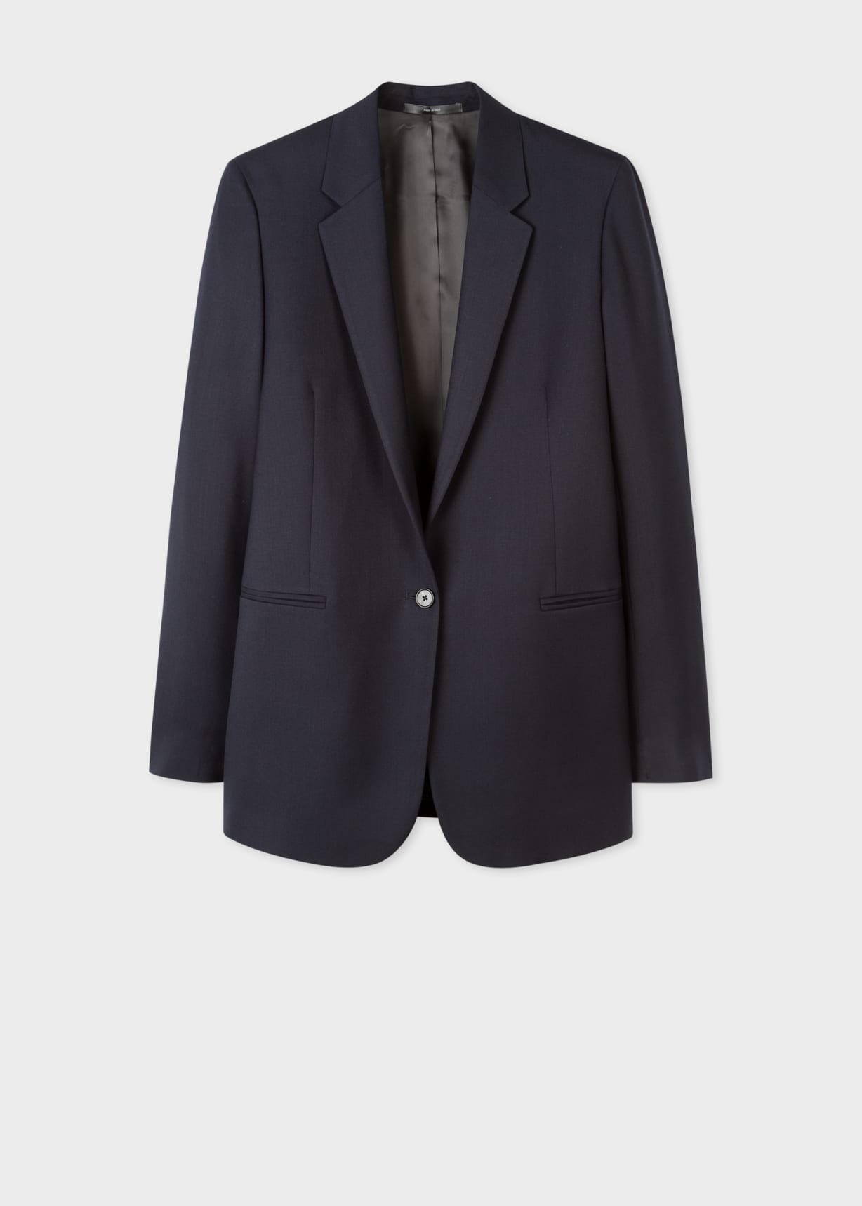 A Suit To Travel In - Women's Dark Navy Wool Travel Blazer