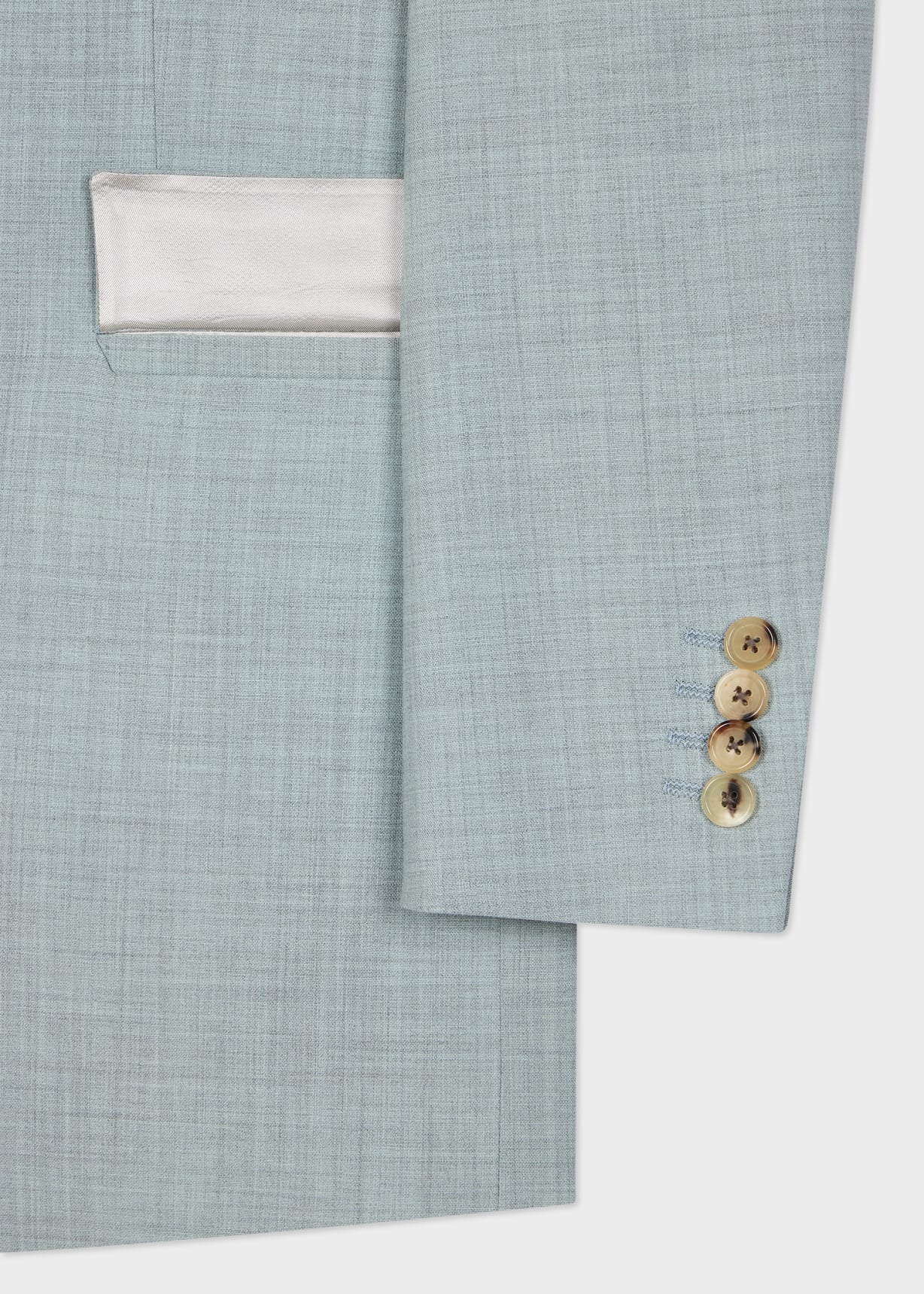 The Kensington - Light Blue Marl Overdyed Stretch-Wool Suit