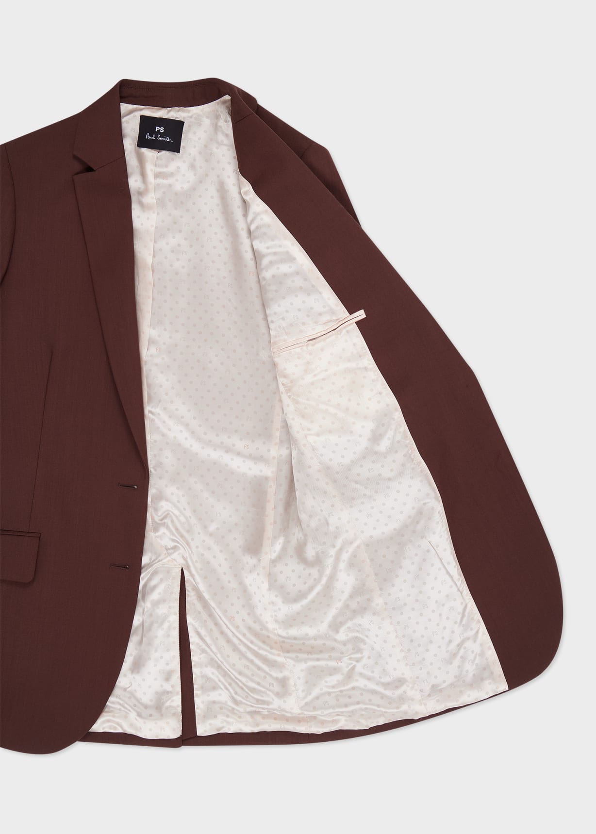 Women's Brown Hopsack Wool Blazer