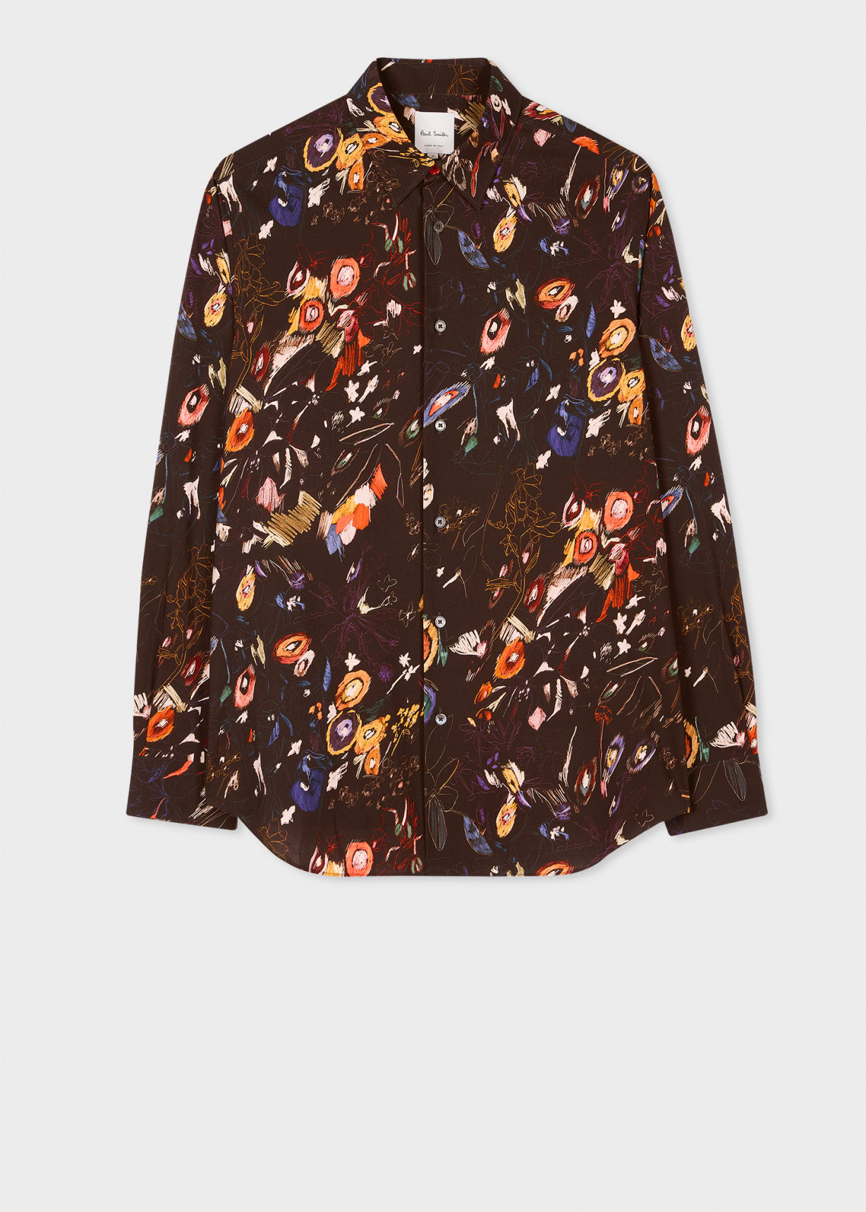 Men's Black 'Sketchbook Botanical' Shirt