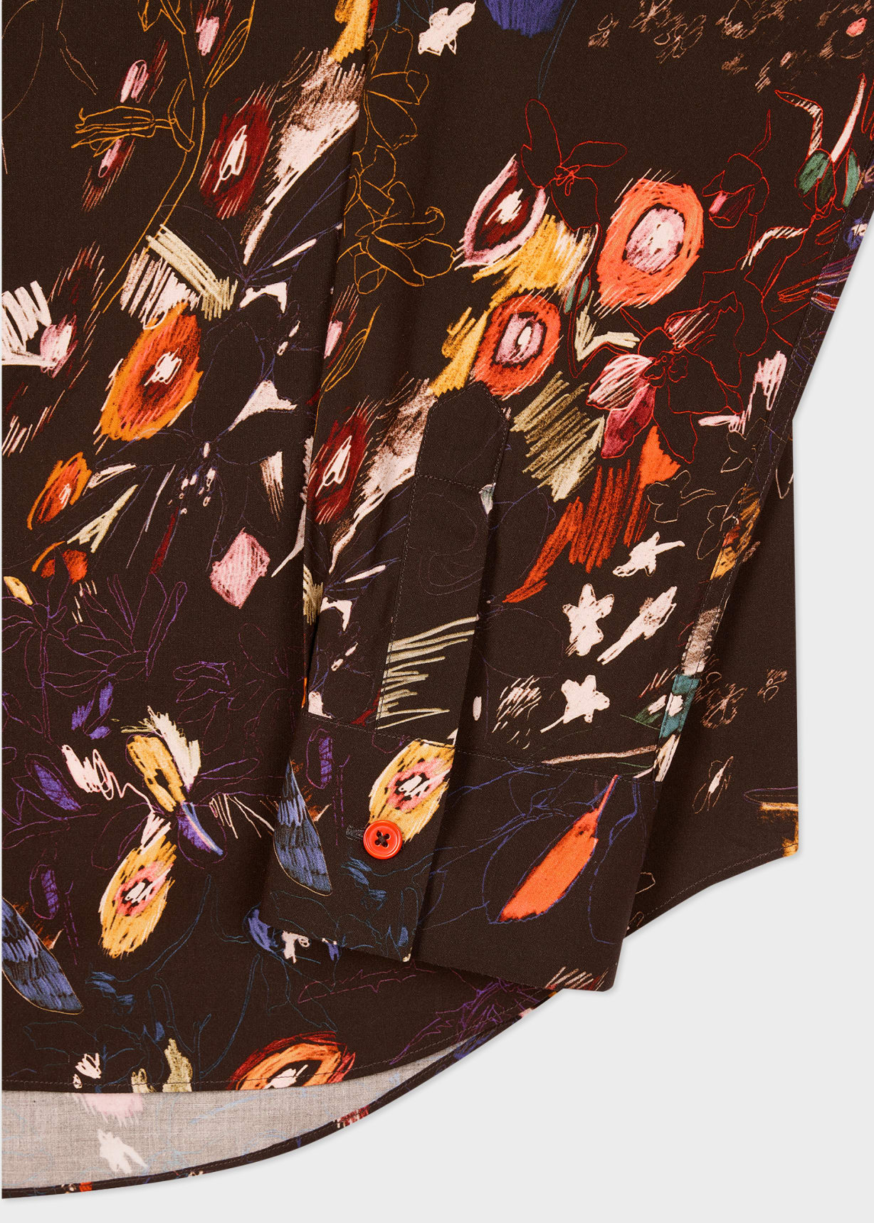 Men's Black 'Sketchbook Botanical' Shirt