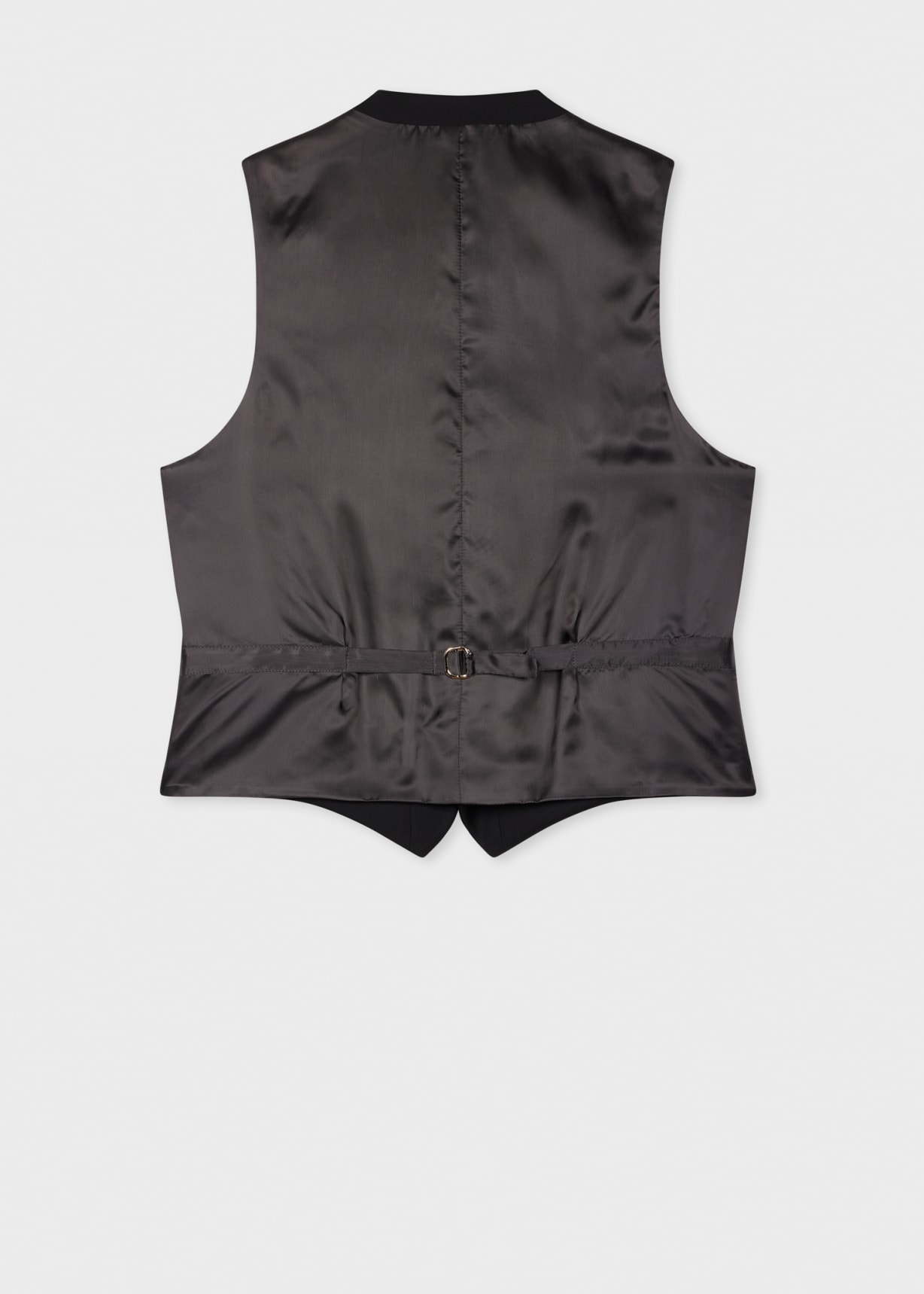 A Suit To Travel In - Black Wool Waistcoat